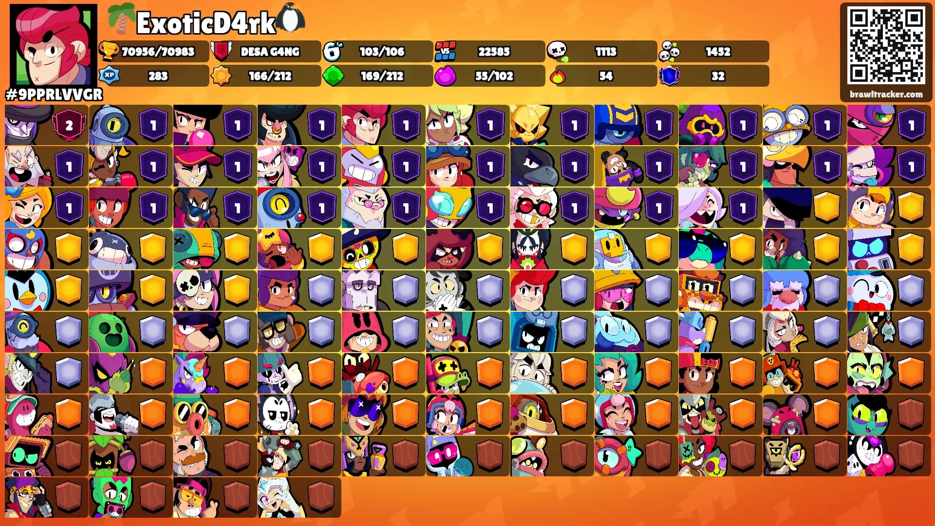 🌴ExoticD4rk🐧's Ranks