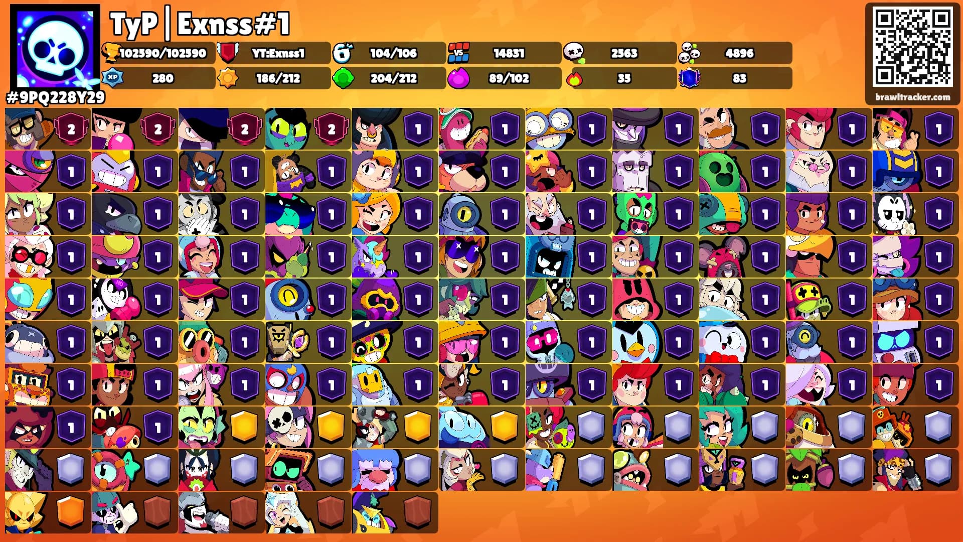 TyP|Exnss#1's Ranks