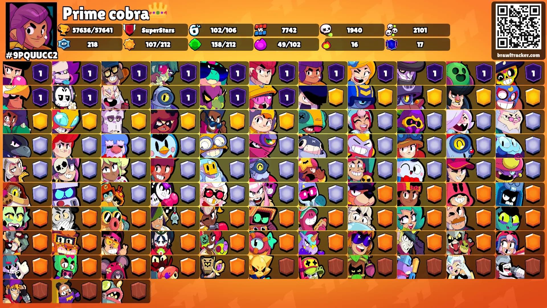 Prime cobra👑's Ranks