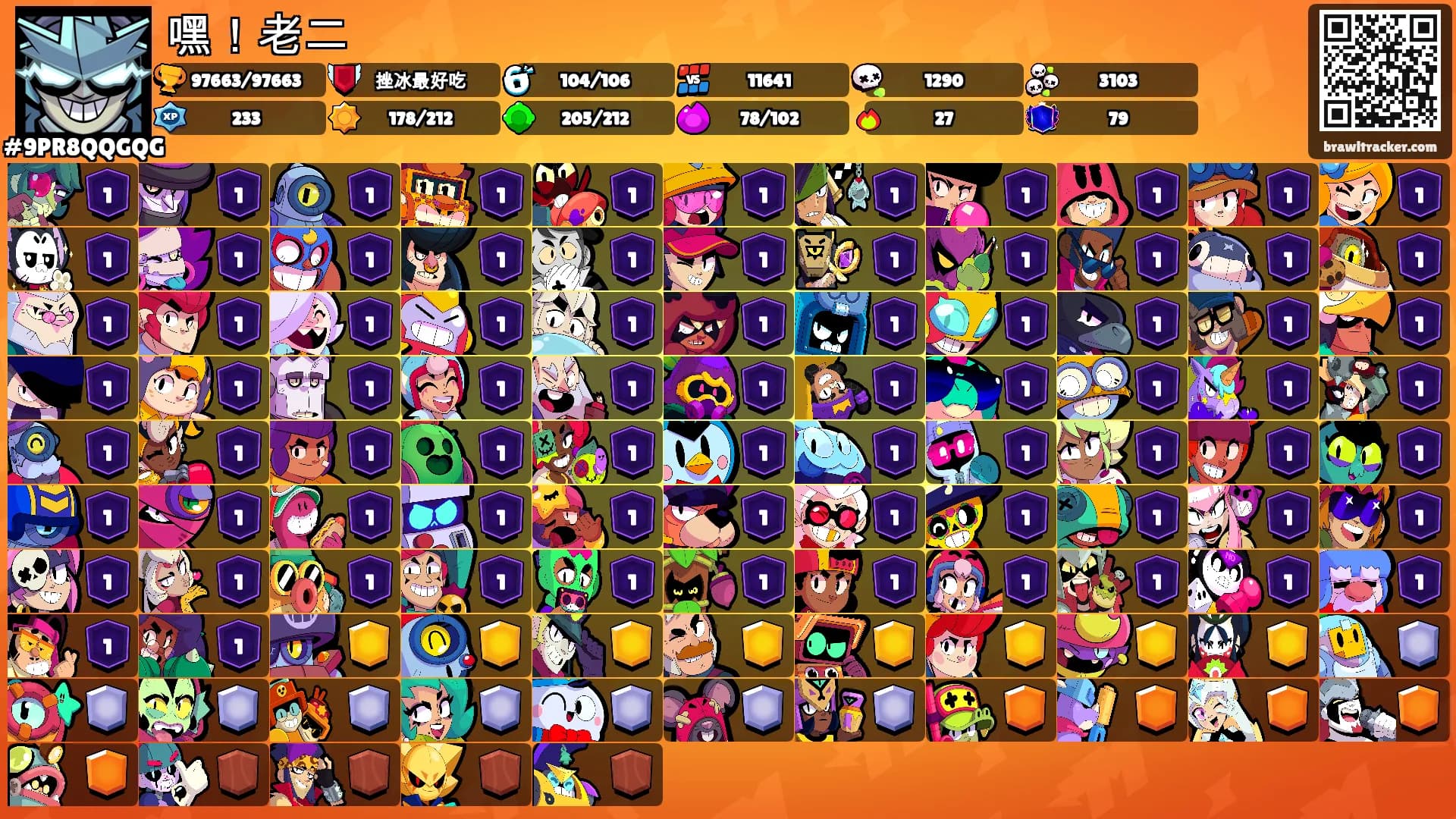 嘿！老二's Ranks