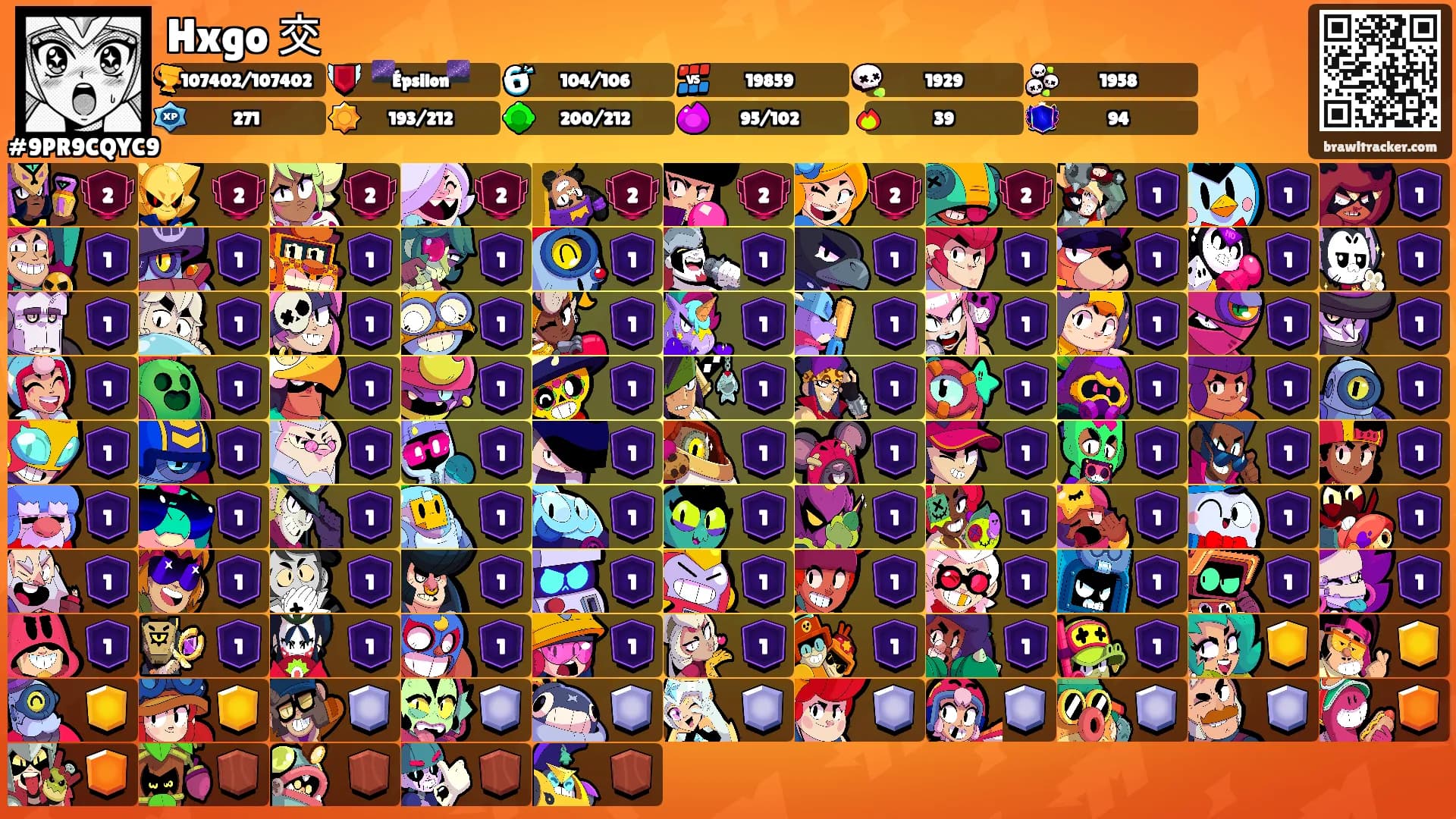 Hxgo 交's Ranks