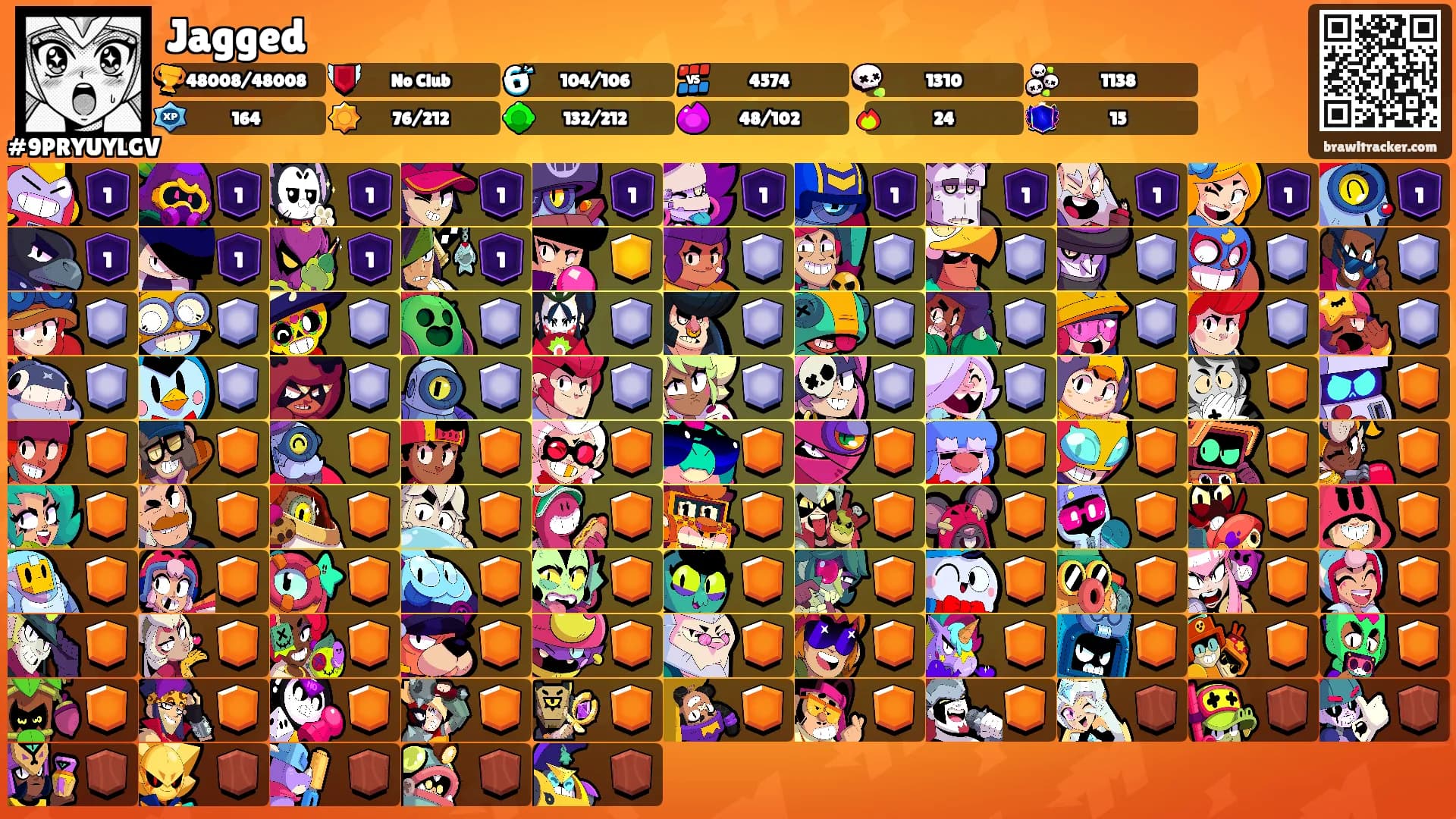 Jagged's Ranks