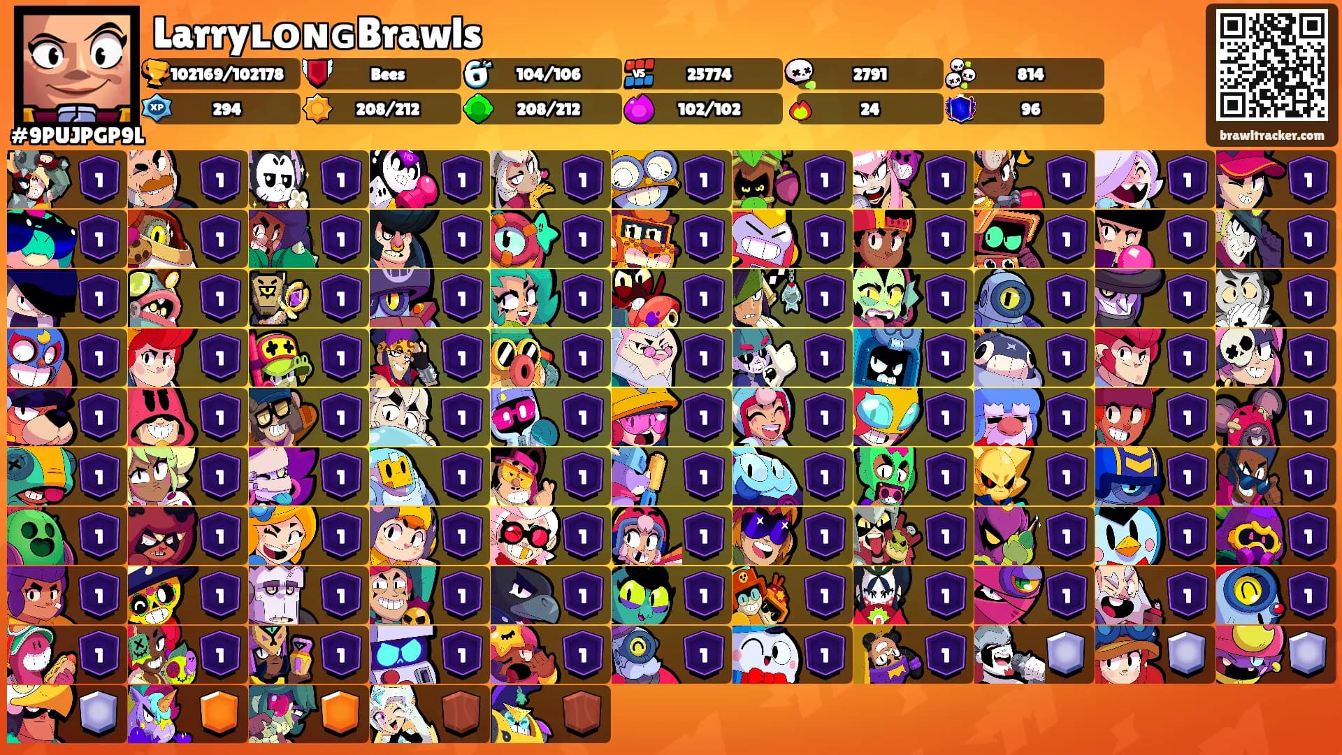 LarryʟᴏɴɢBrawls's Ranks