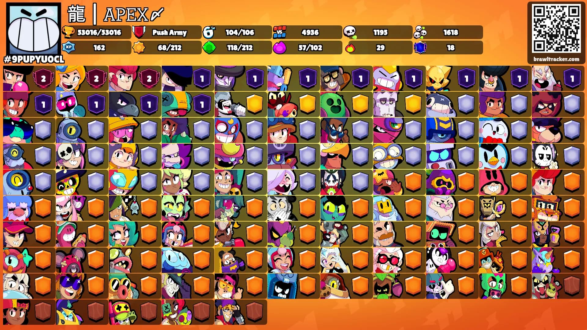 龍 | 𝙰𝙿𝙴𝚇〆's Ranks