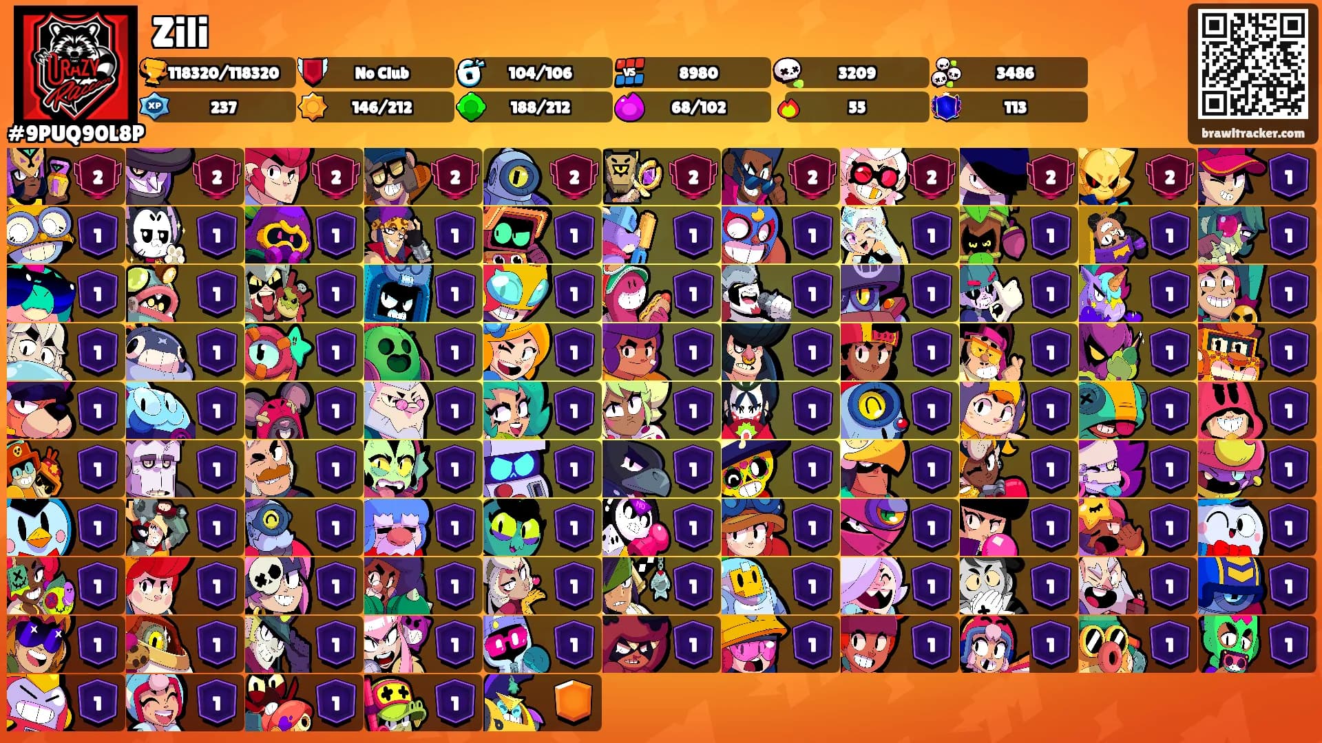 Zili's Ranks
