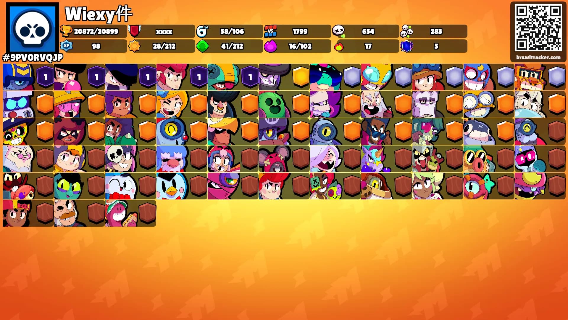 Wiexy件's Ranks