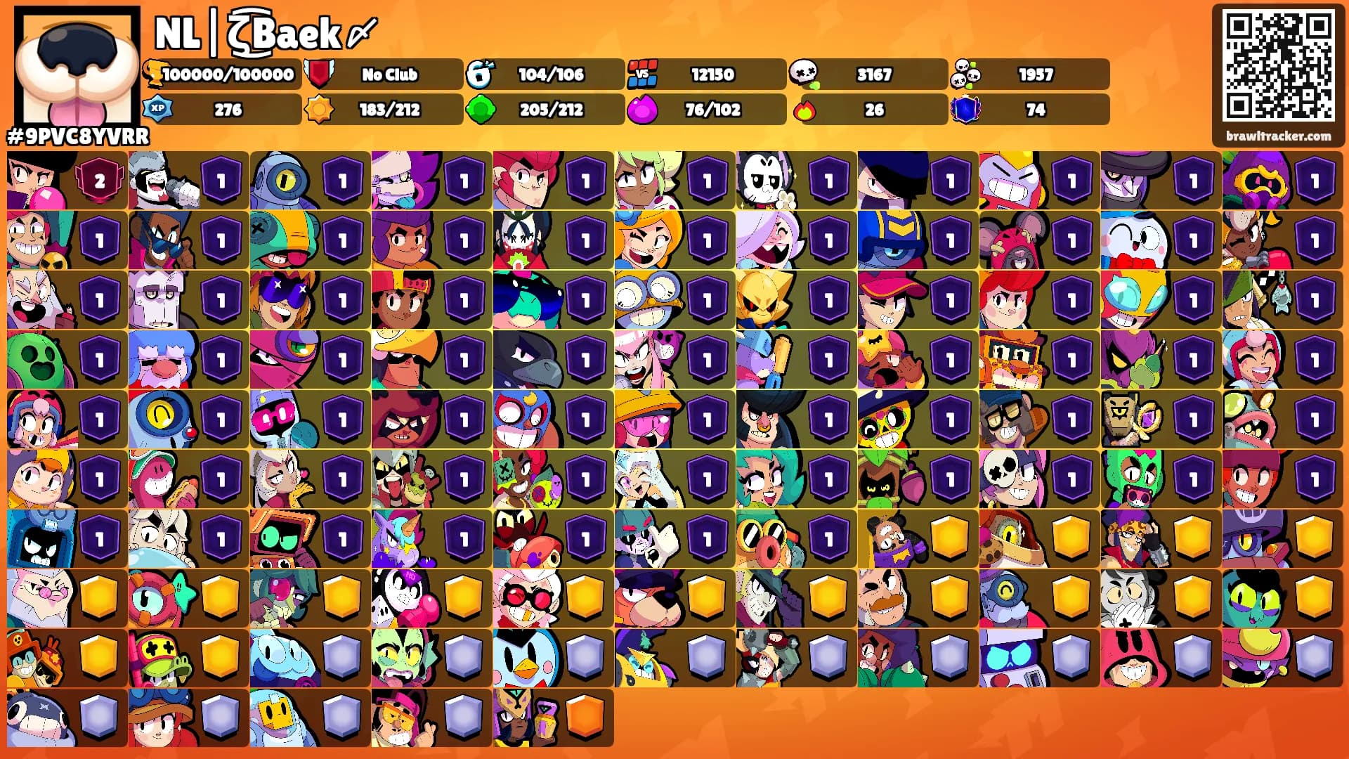 NL|ζ͜͡Baek〆's Ranks