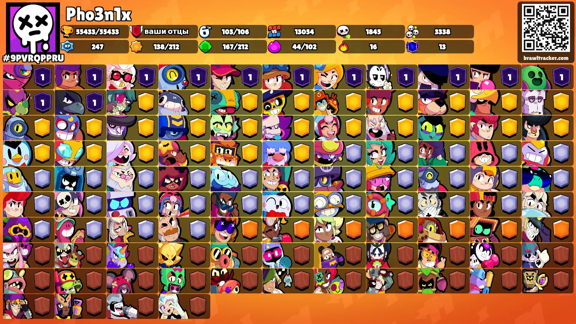 Pho3n1x's Ranks