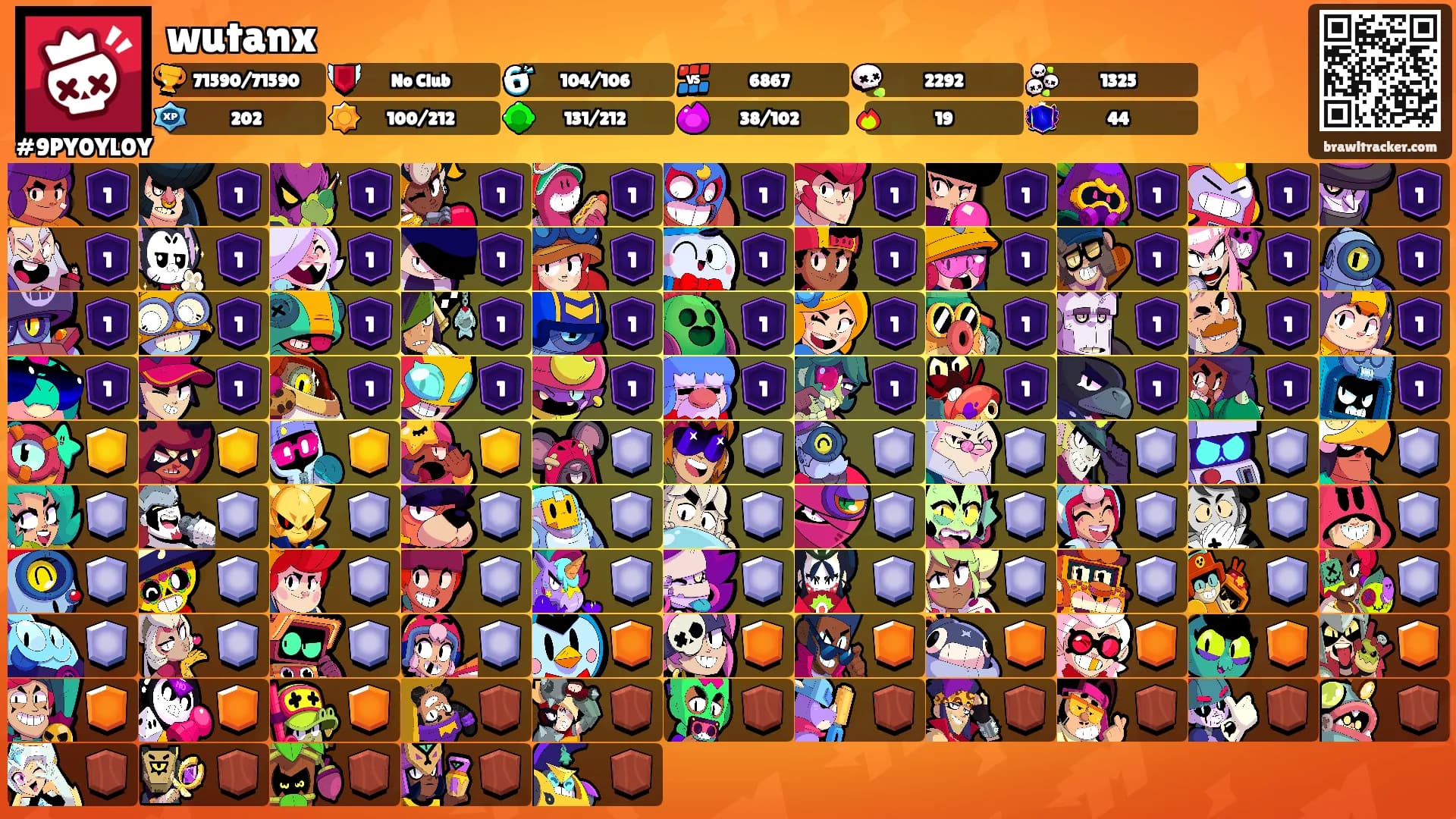 wutanx's Ranks