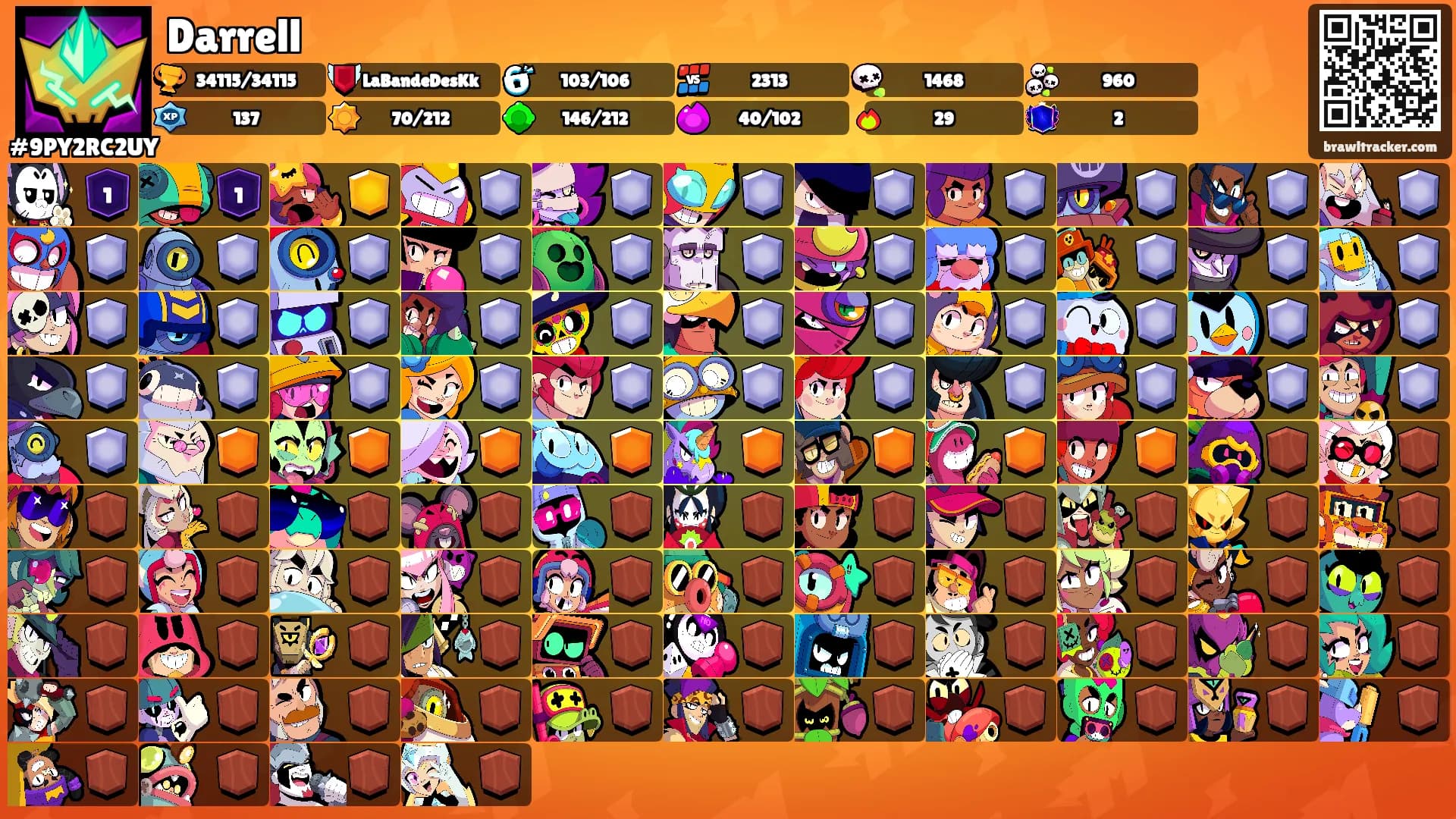 Darrell's Ranks