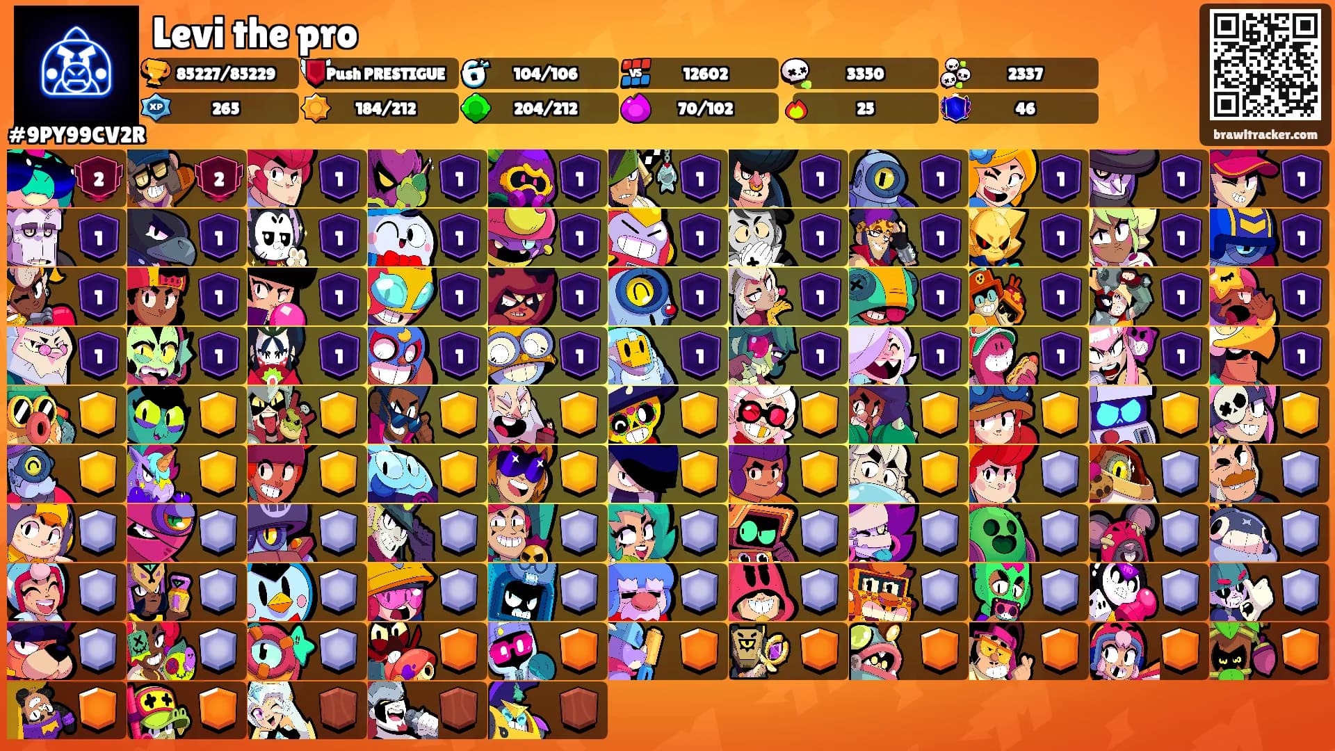 Levi the pro's Ranks