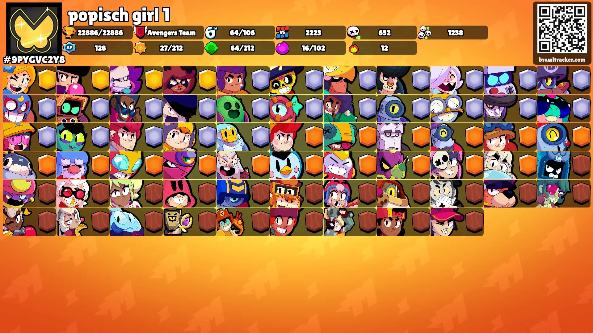 popisch girl 1's Ranks