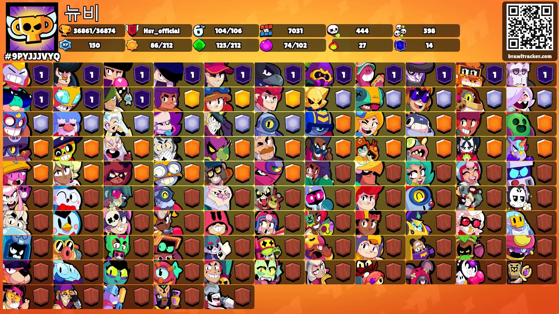 뉴비's Ranks