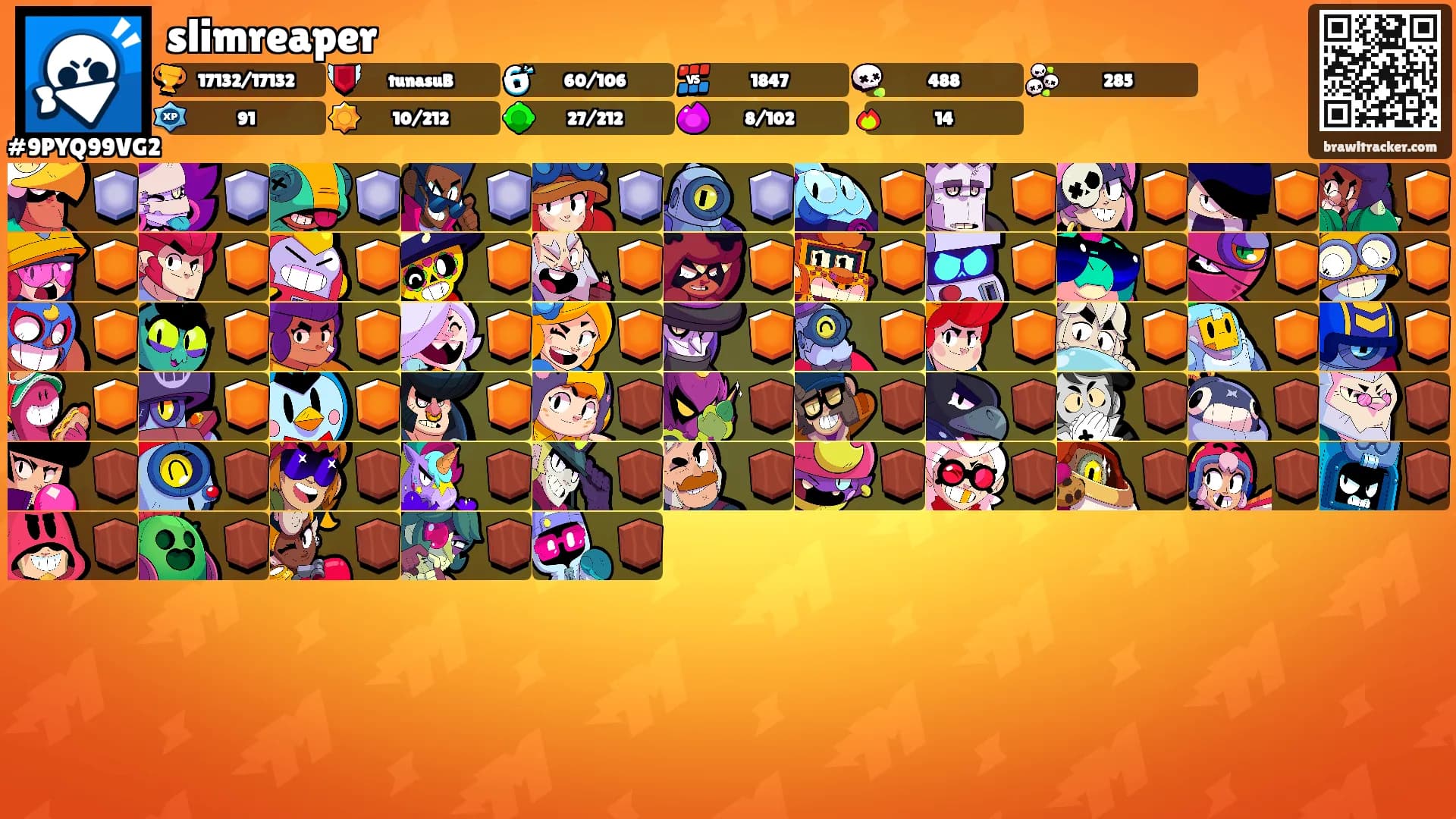 slimreaper's Ranks