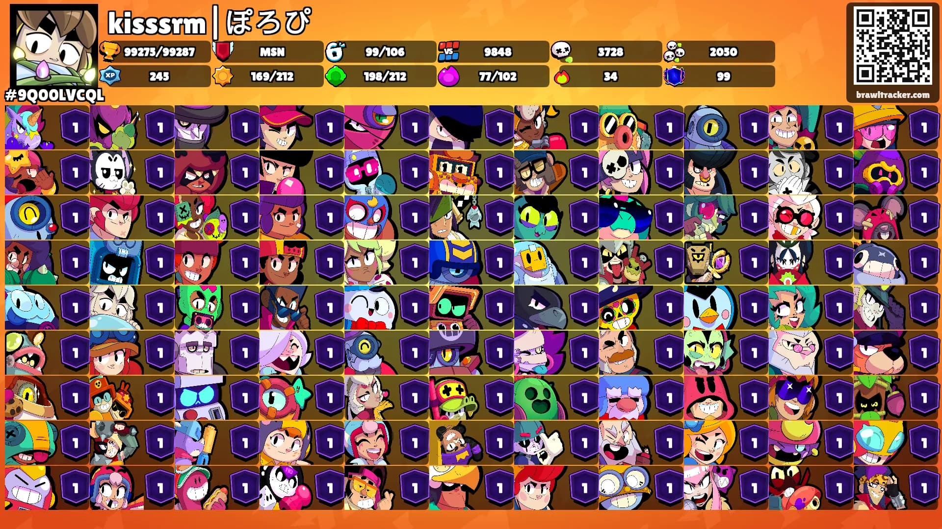 kisssrm|ぽろぴ's Ranks