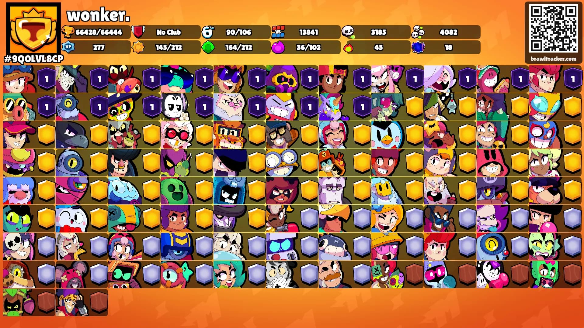 wonker.'s Ranks