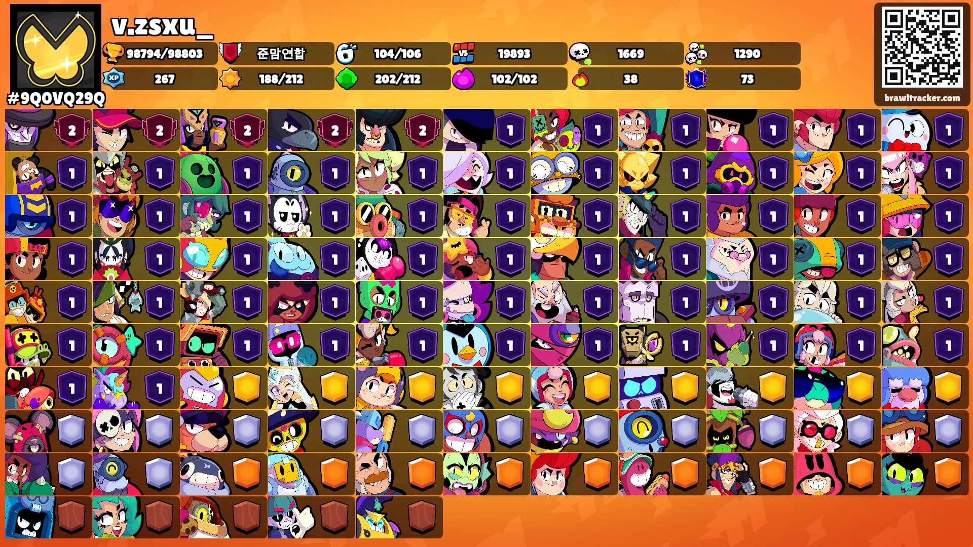 v.zsxu_'s Ranks