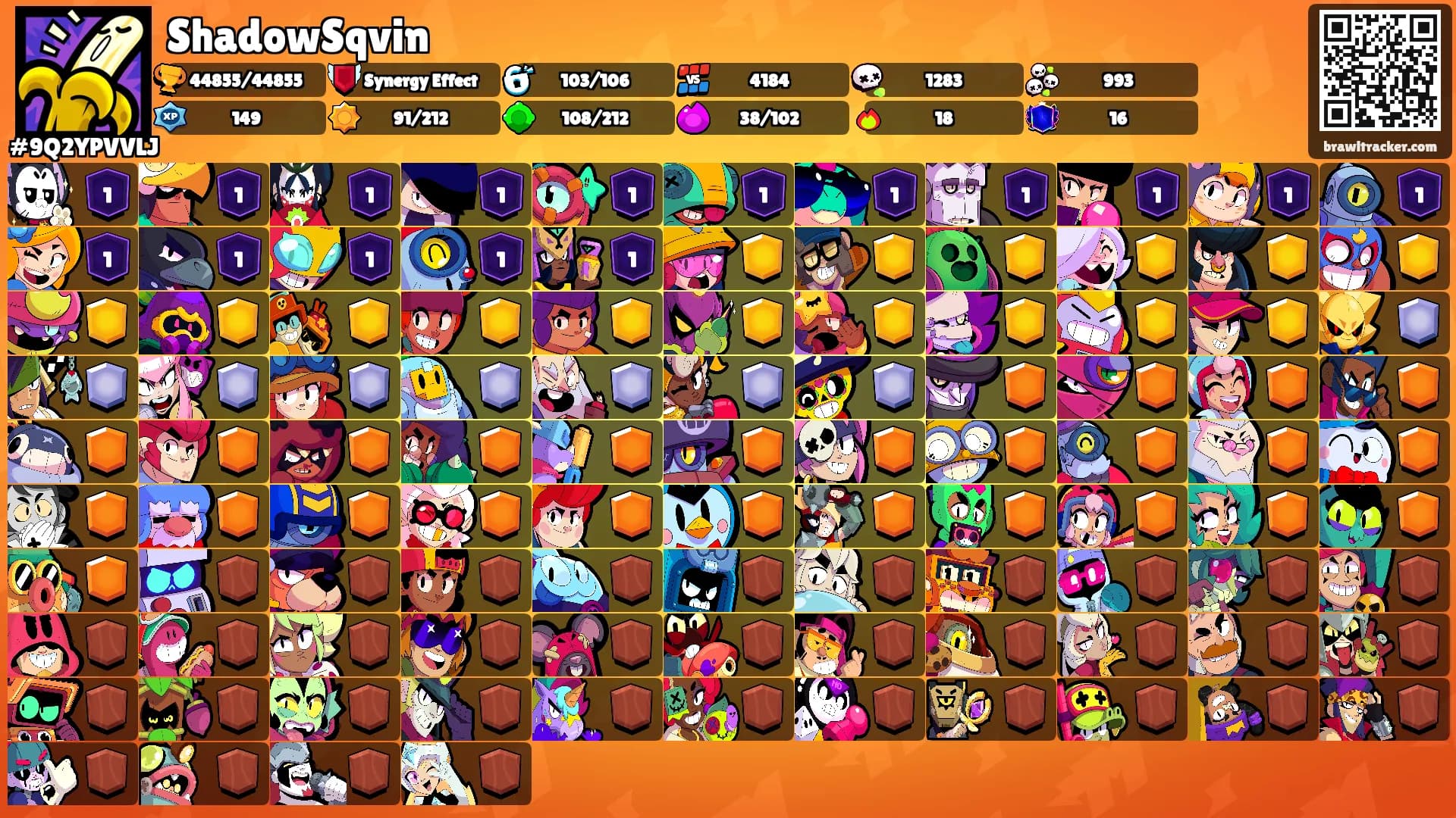 ShadowSqvin's Ranks