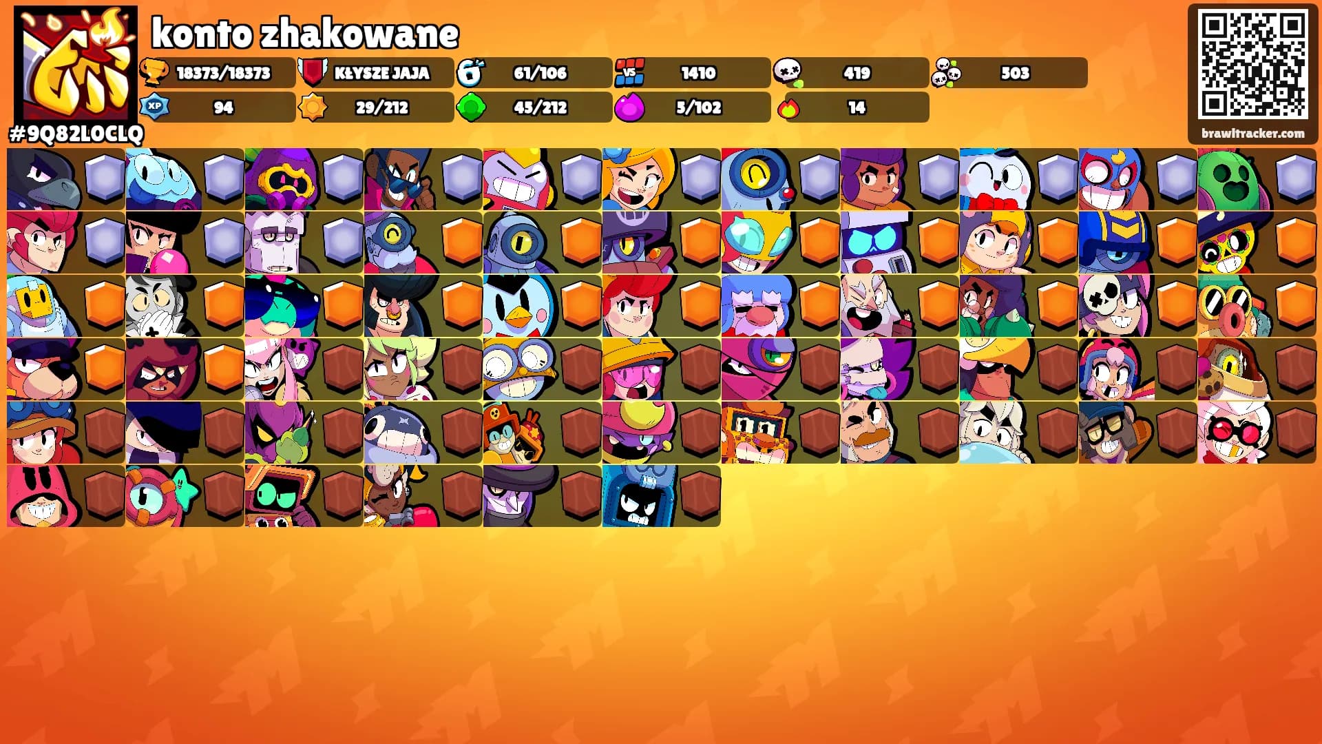konto zhakowane's Ranks