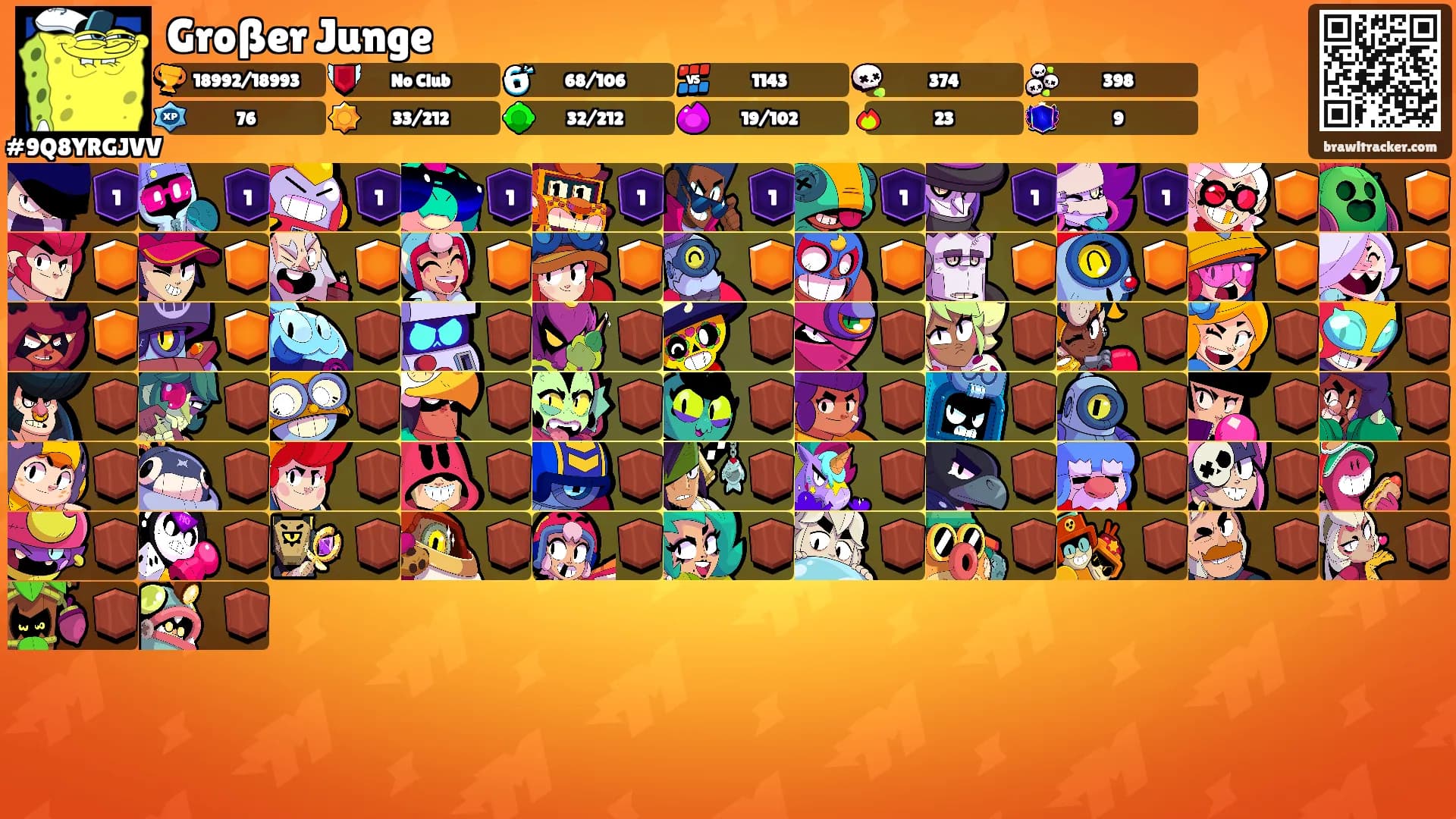 Großer Junge's Ranks