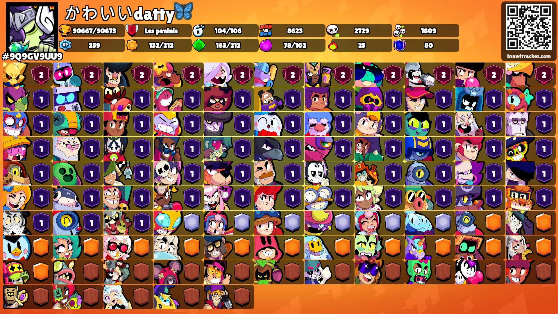 かわいいdatty🦋's Ranks