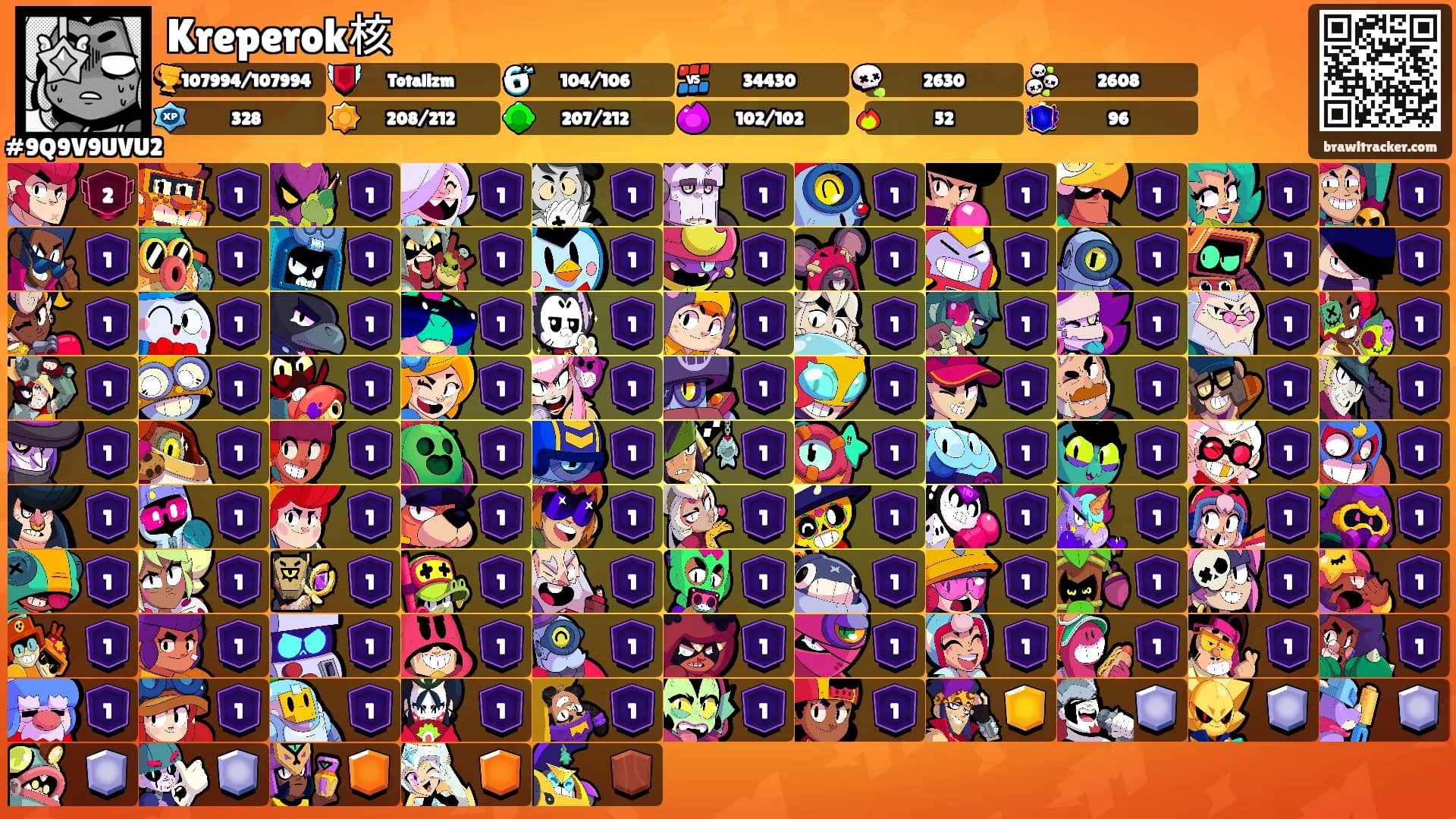 Kreperok核's Ranks