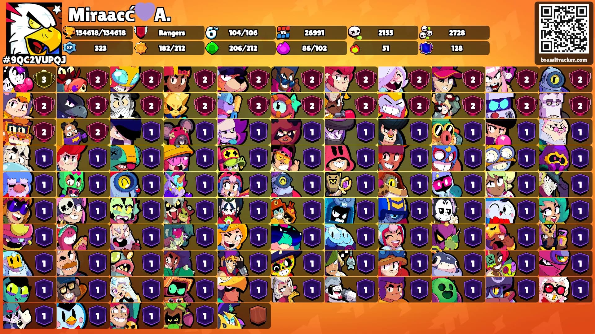Miraacć💜A.'s Ranks