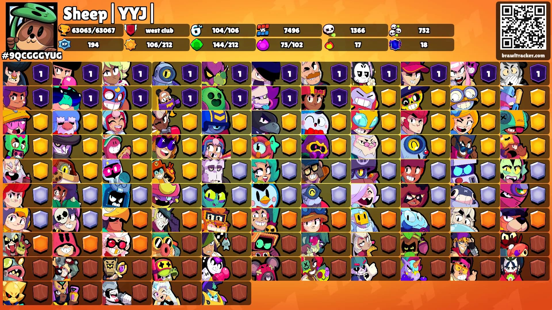 Sheep|YYJ|'s Ranks