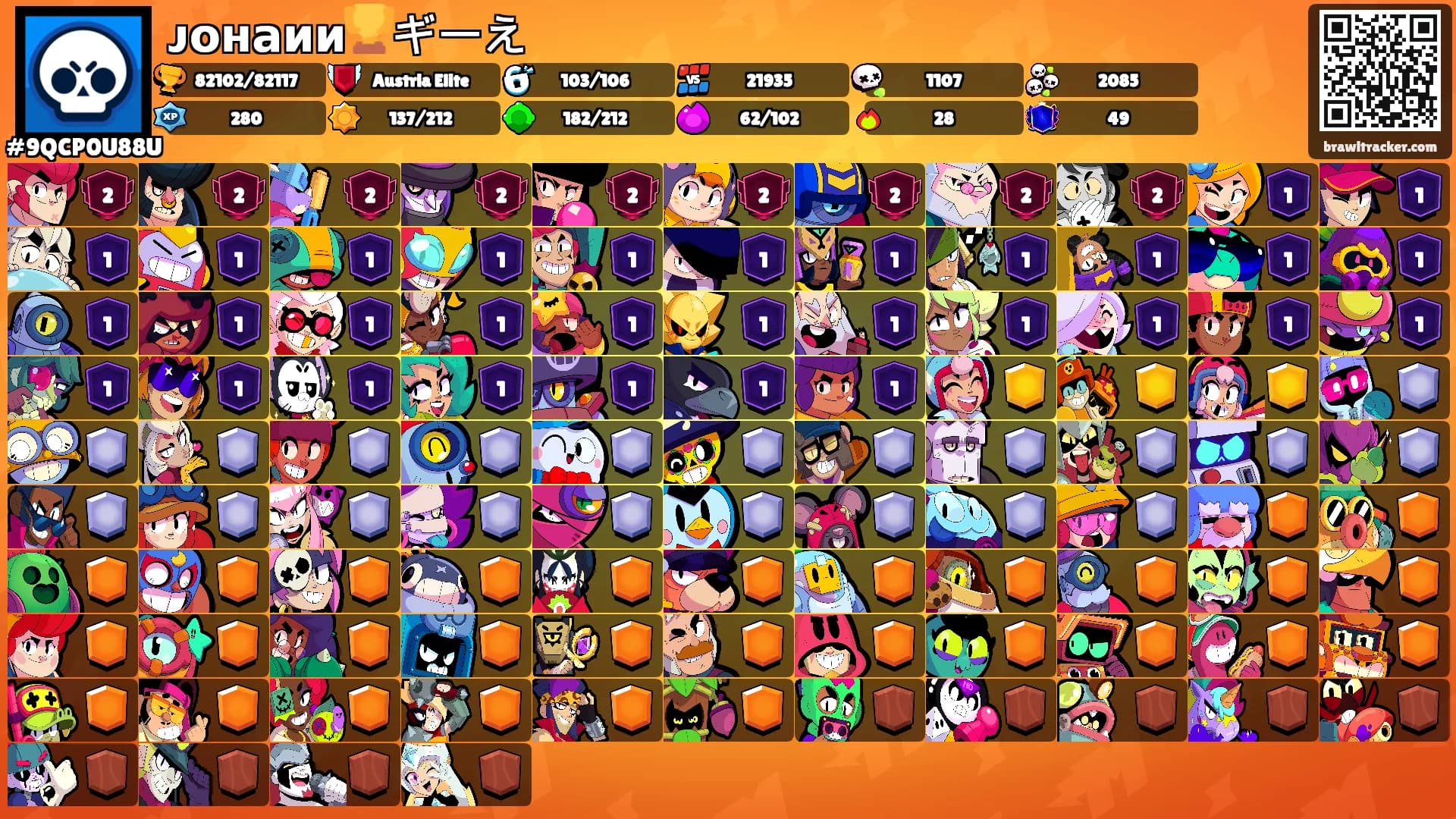 ᴊᴏнаии🏆ギーえ's Ranks