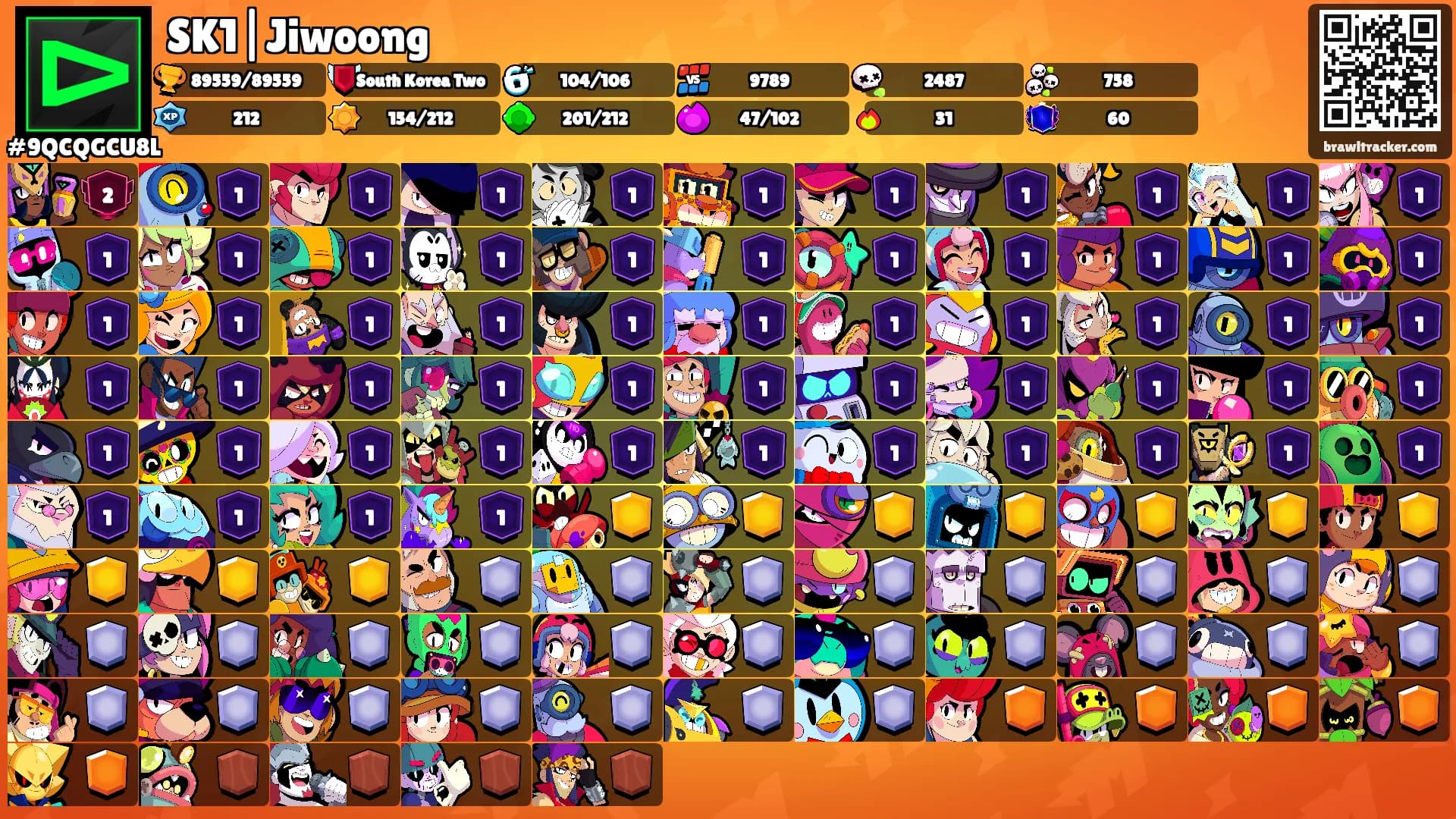SK1|Jiwoong's Ranks