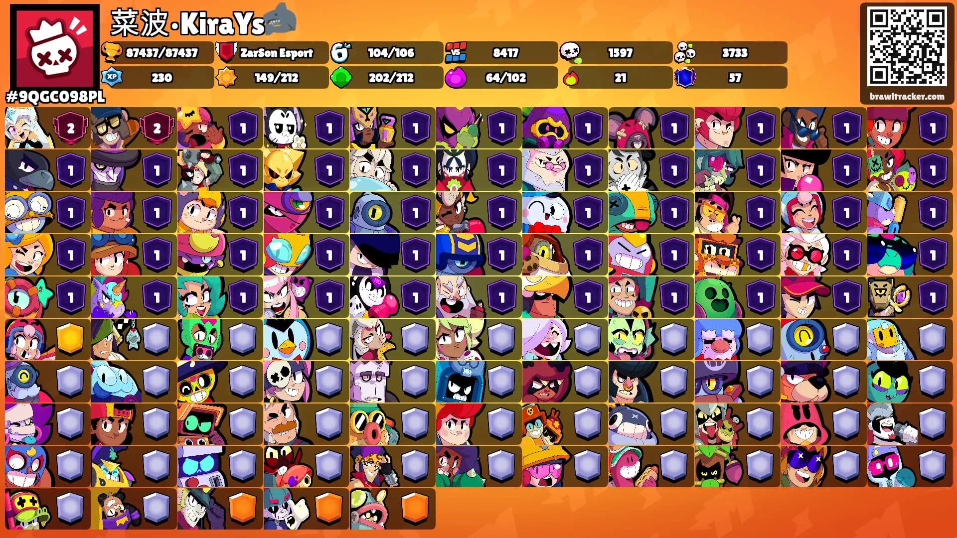 菜波•KiraYs🦈's Ranks