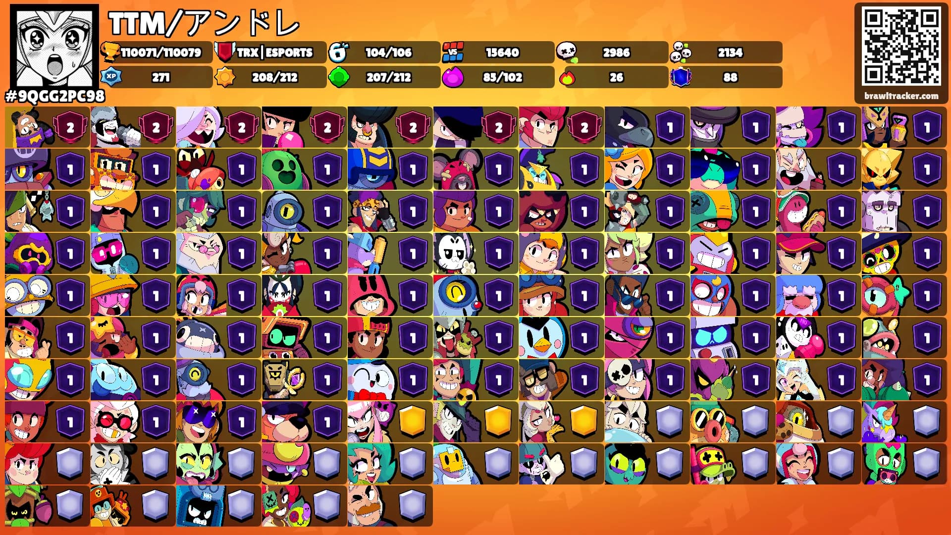 TTM/アンドレ's Ranks