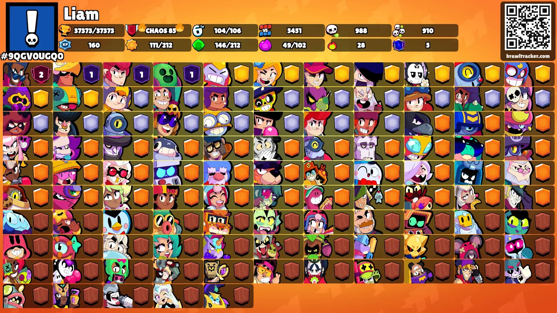Liam's Ranks