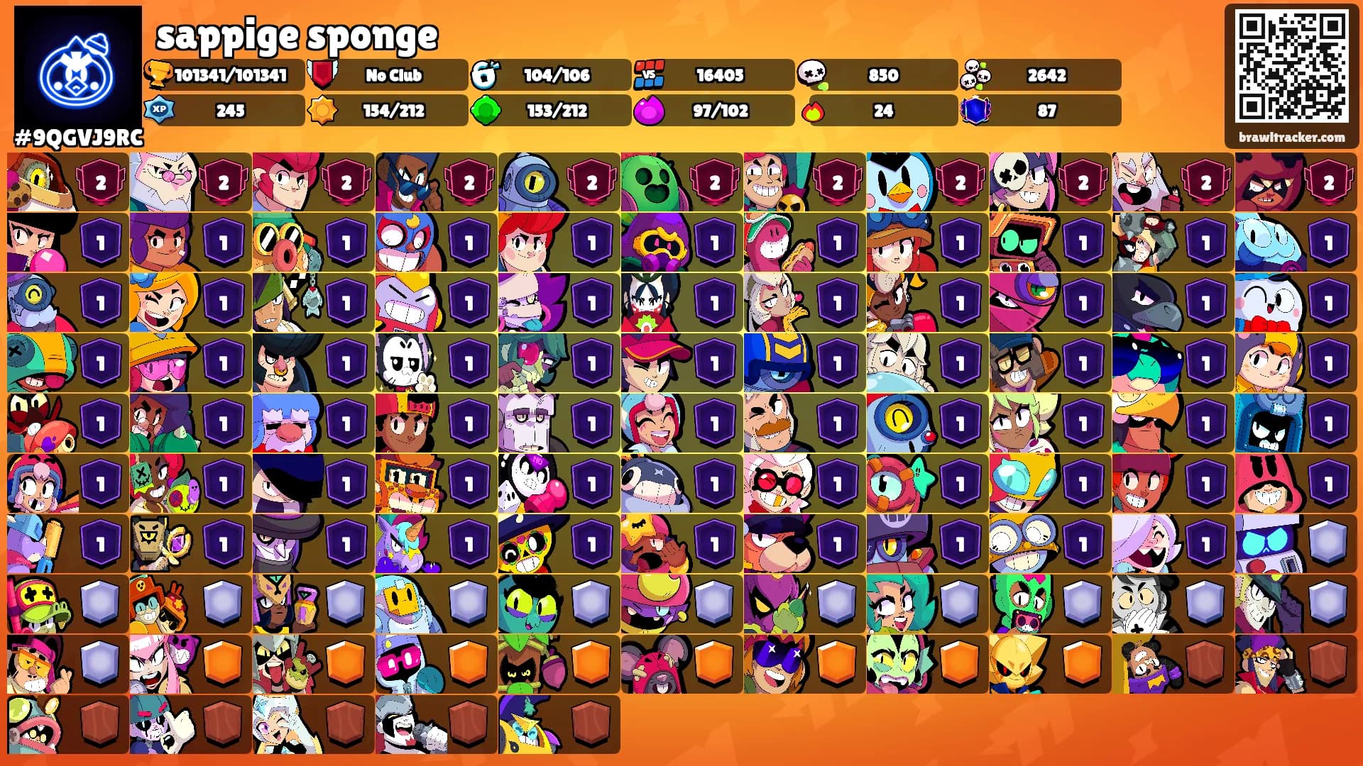 sappige sponge's Ranks