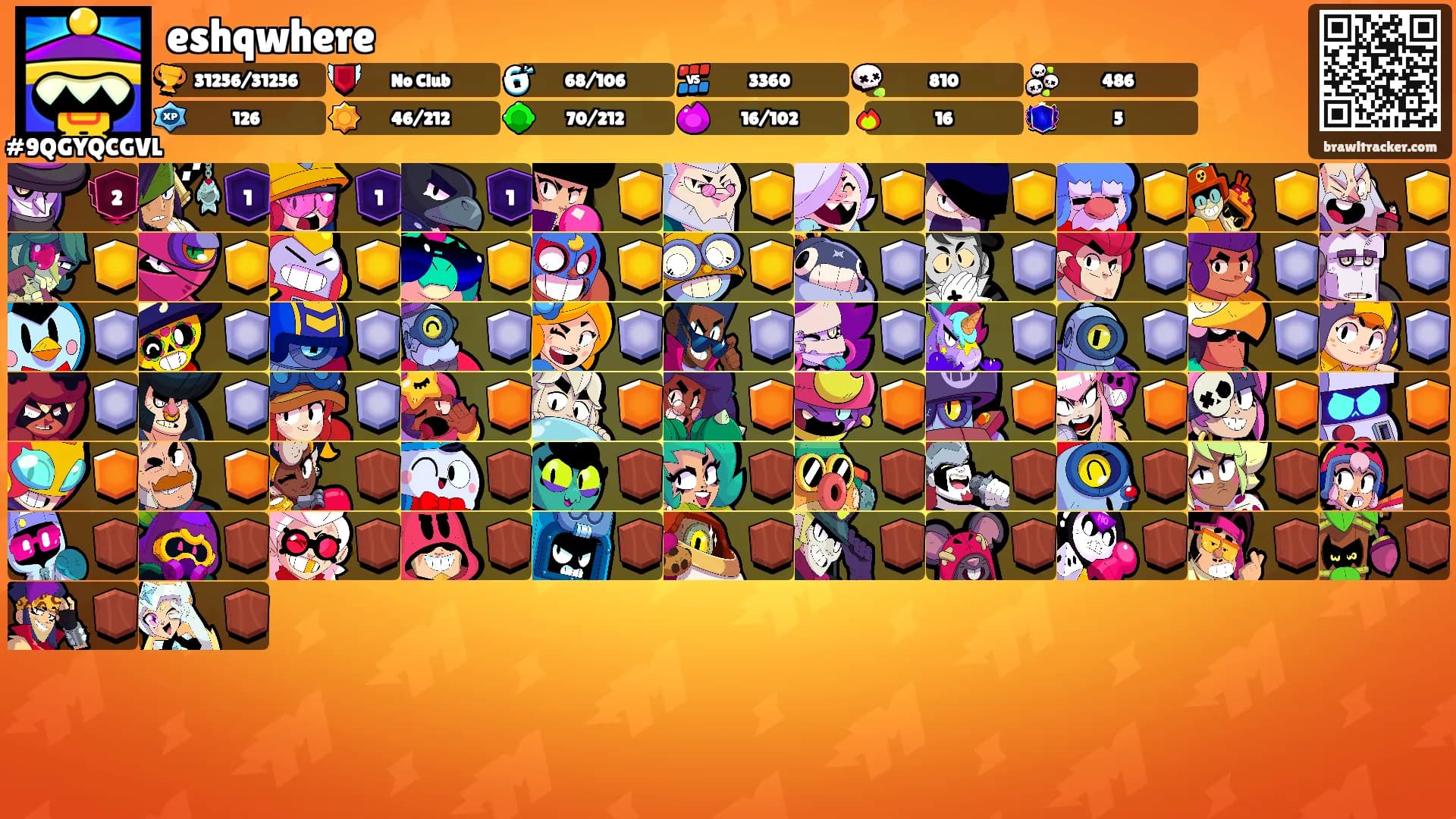 eshqwhere's Ranks