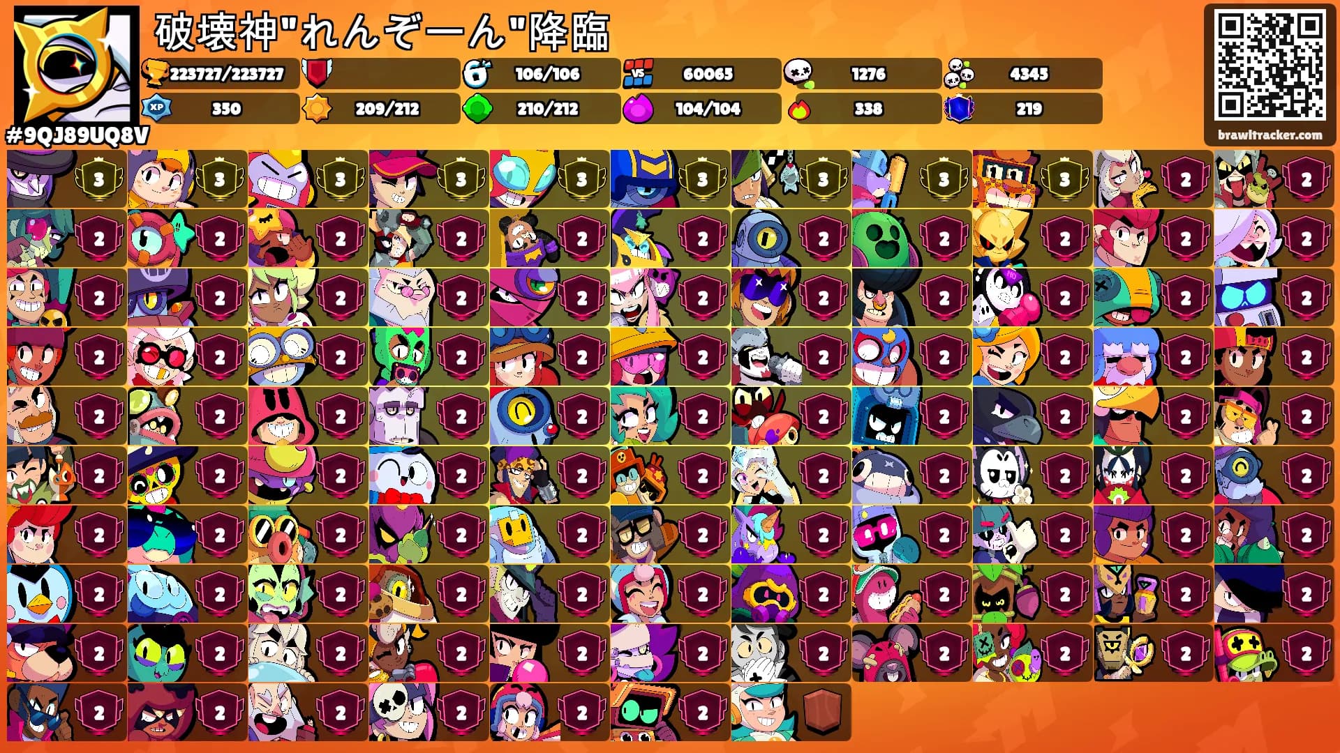 破壊神"れんぞーん"降臨's Ranks