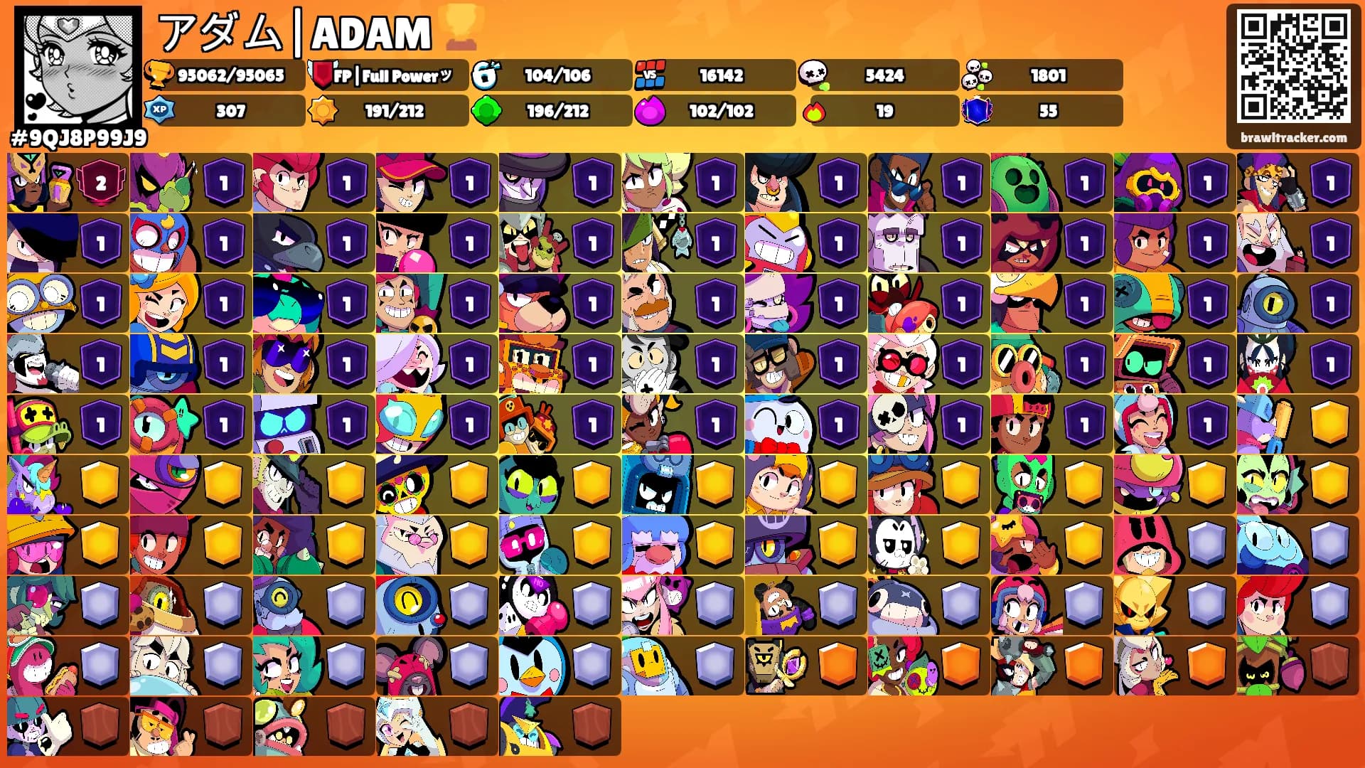 アダム|ADAM 🏆's Ranks