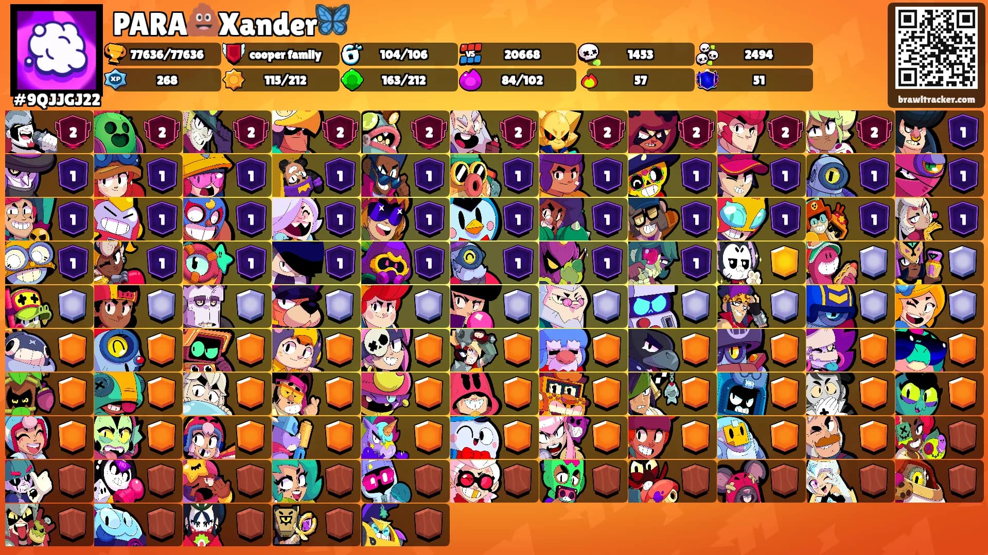 PARA💩Xander🦋's Ranks