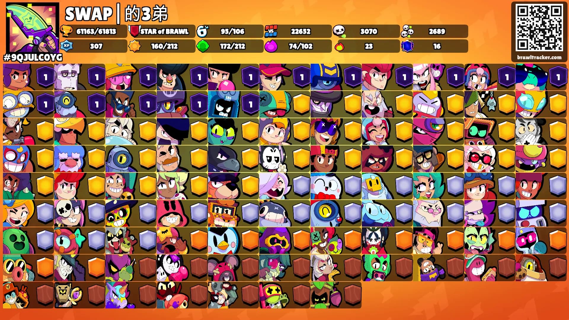 SWAP|的3弟's Ranks