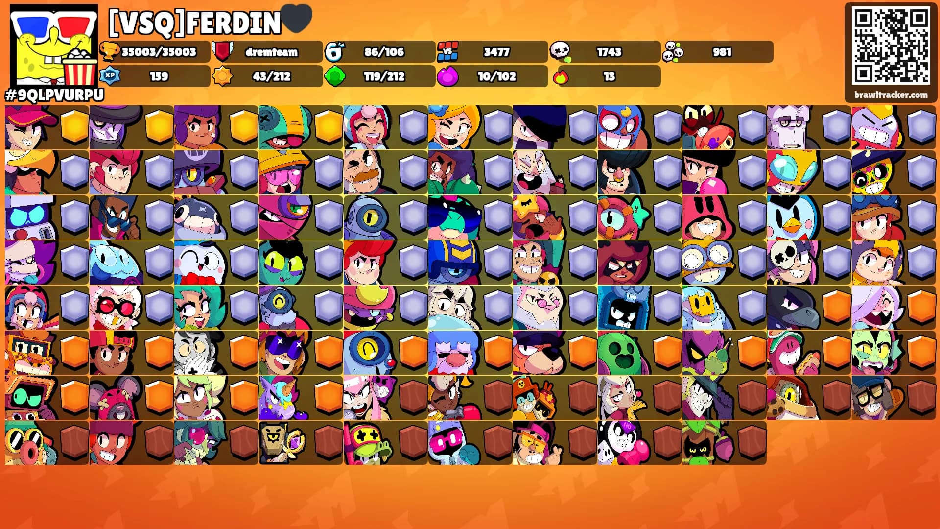[VSQ]FERDIN🖤's Ranks