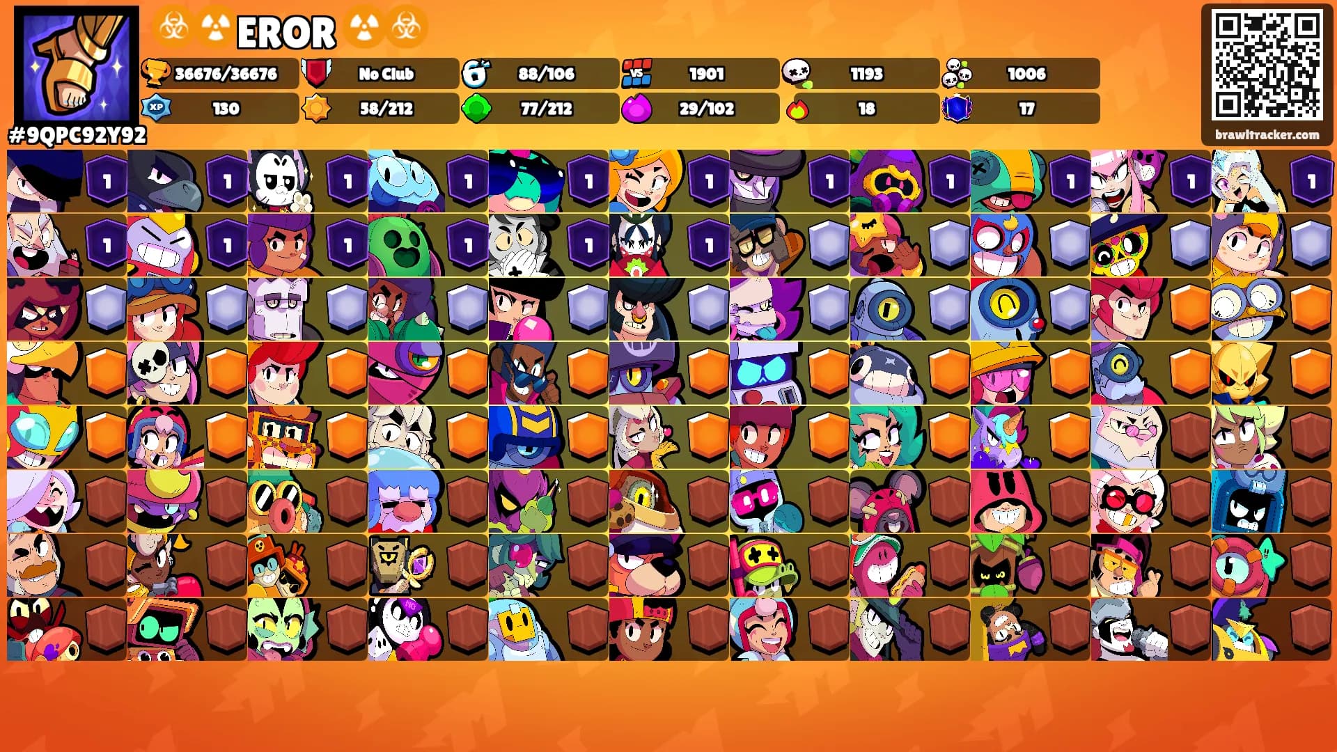 ☣️☢️EROR ☢️☣️'s Ranks
