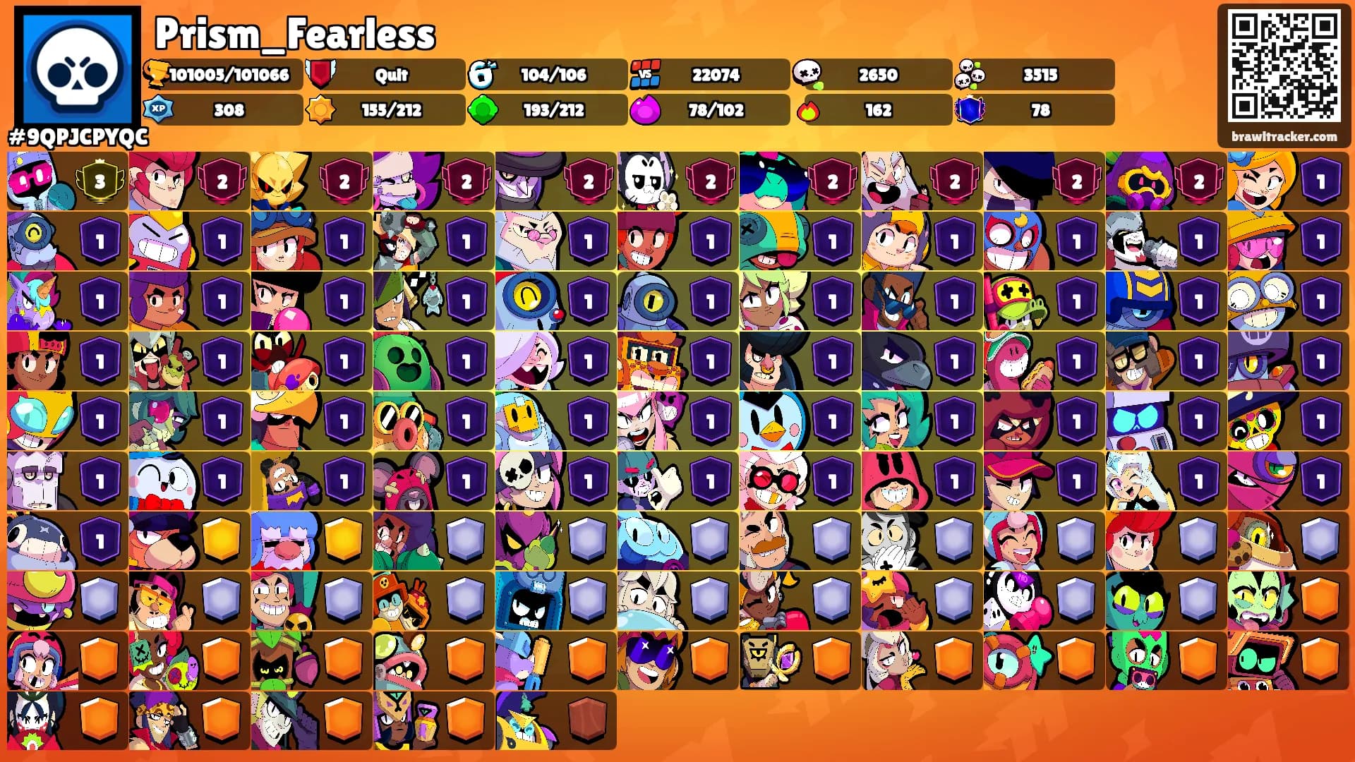 Prism_Fearless's Ranks
