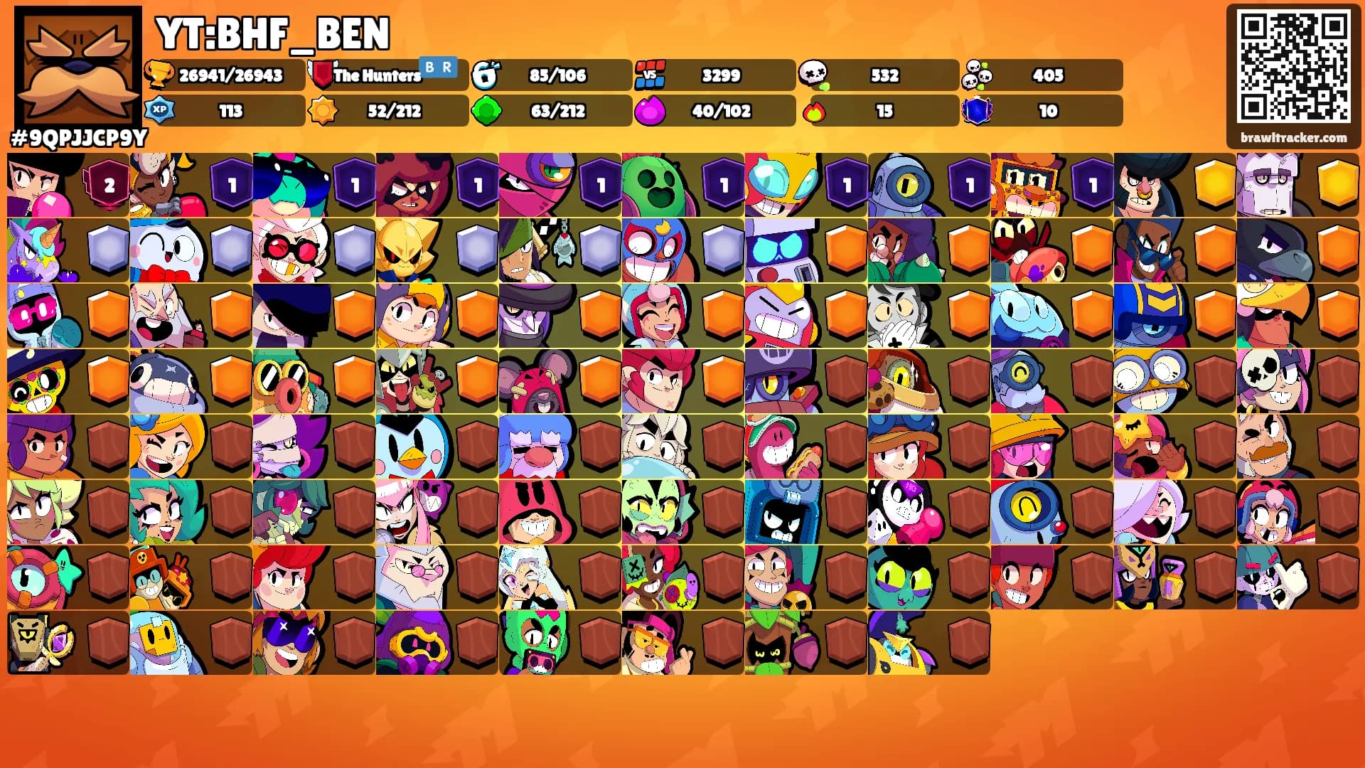 YT:BHF_BEN's Ranks