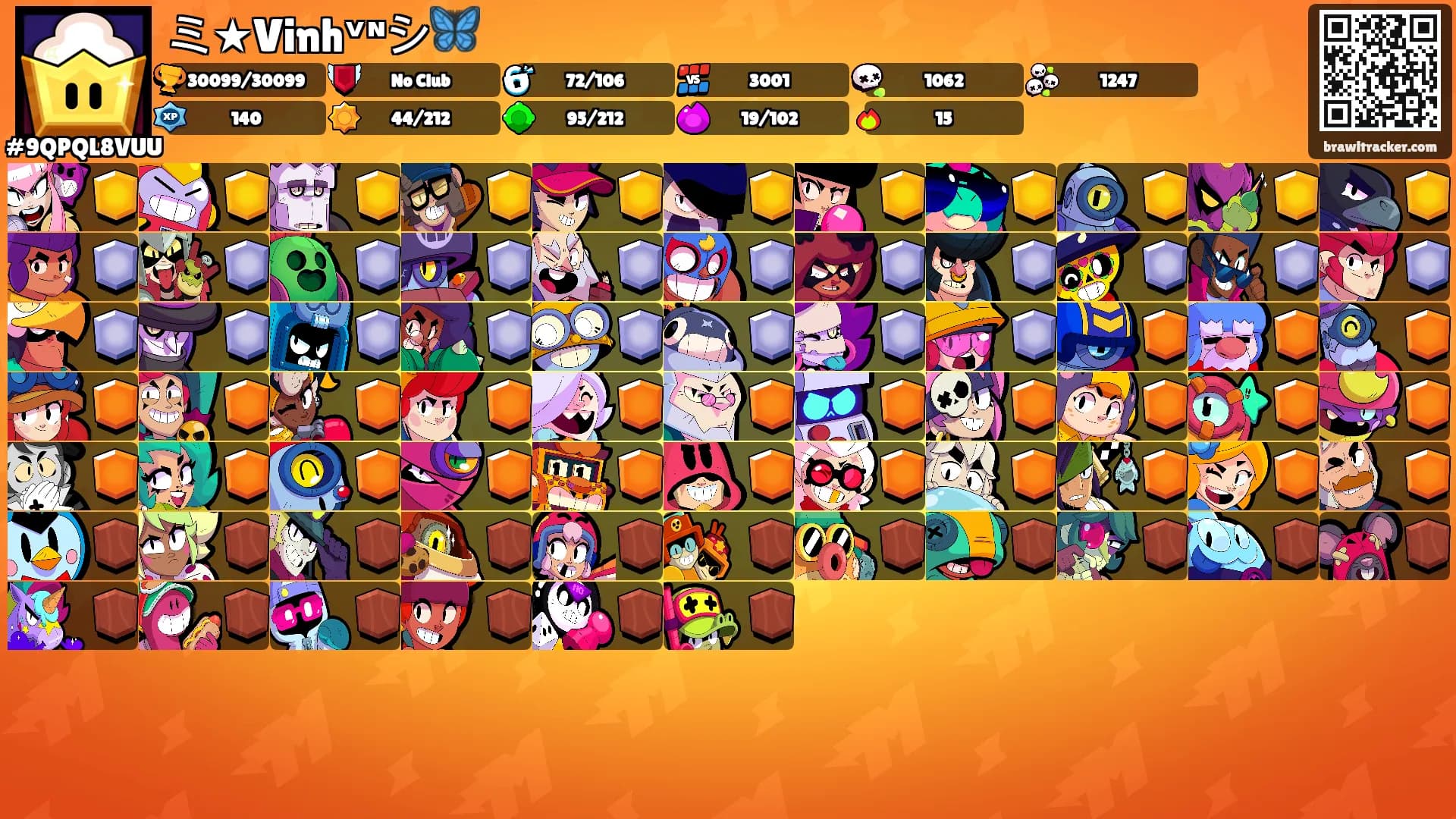 ミ★Vinhᵛᶰシ🦋's Ranks