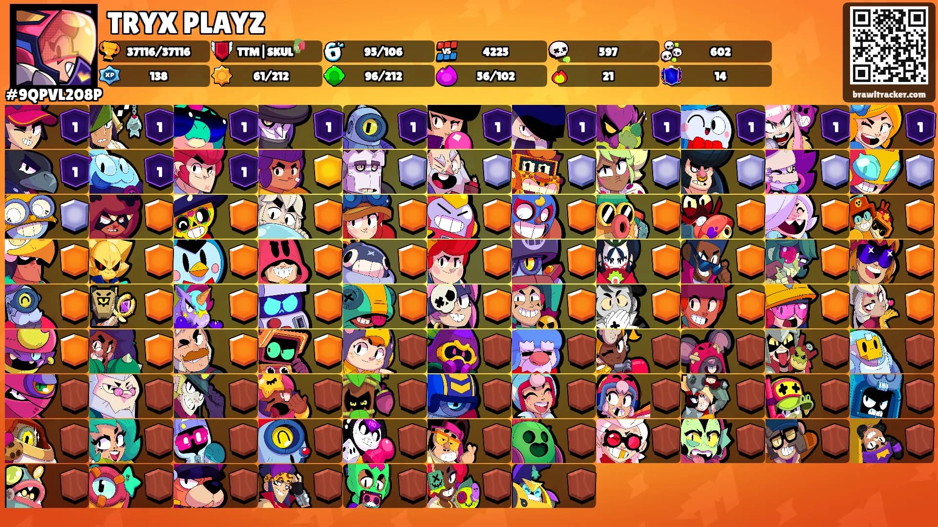 TRYX PLAYZ's Ranks