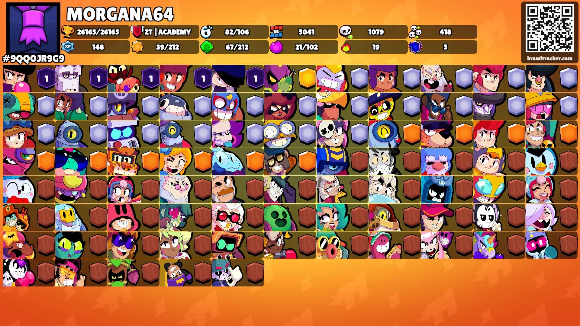 MORGANA64's Ranks