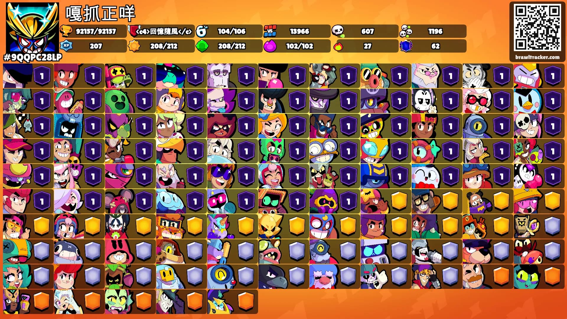 嘎抓正咩's Ranks