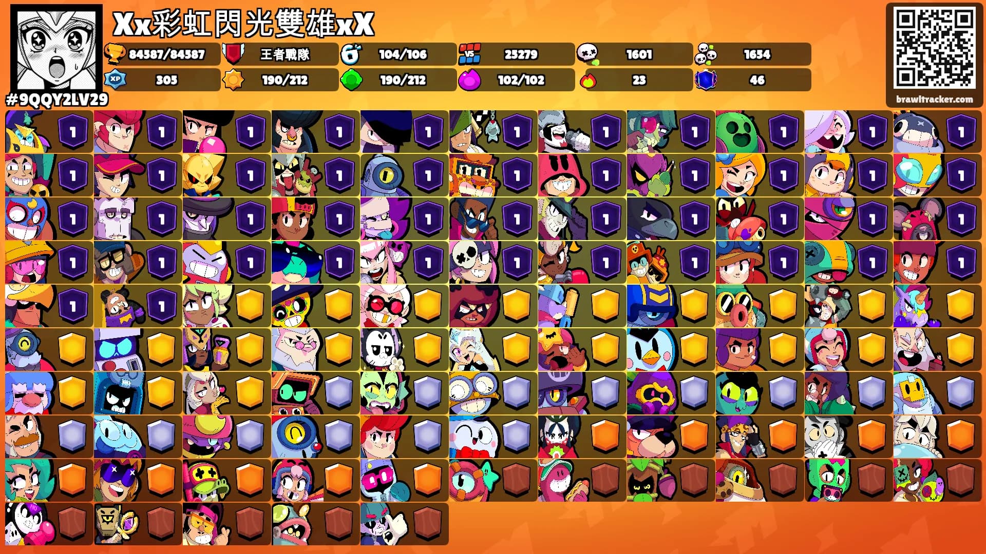 Xx彩虹閃光雙雄xX's Ranks