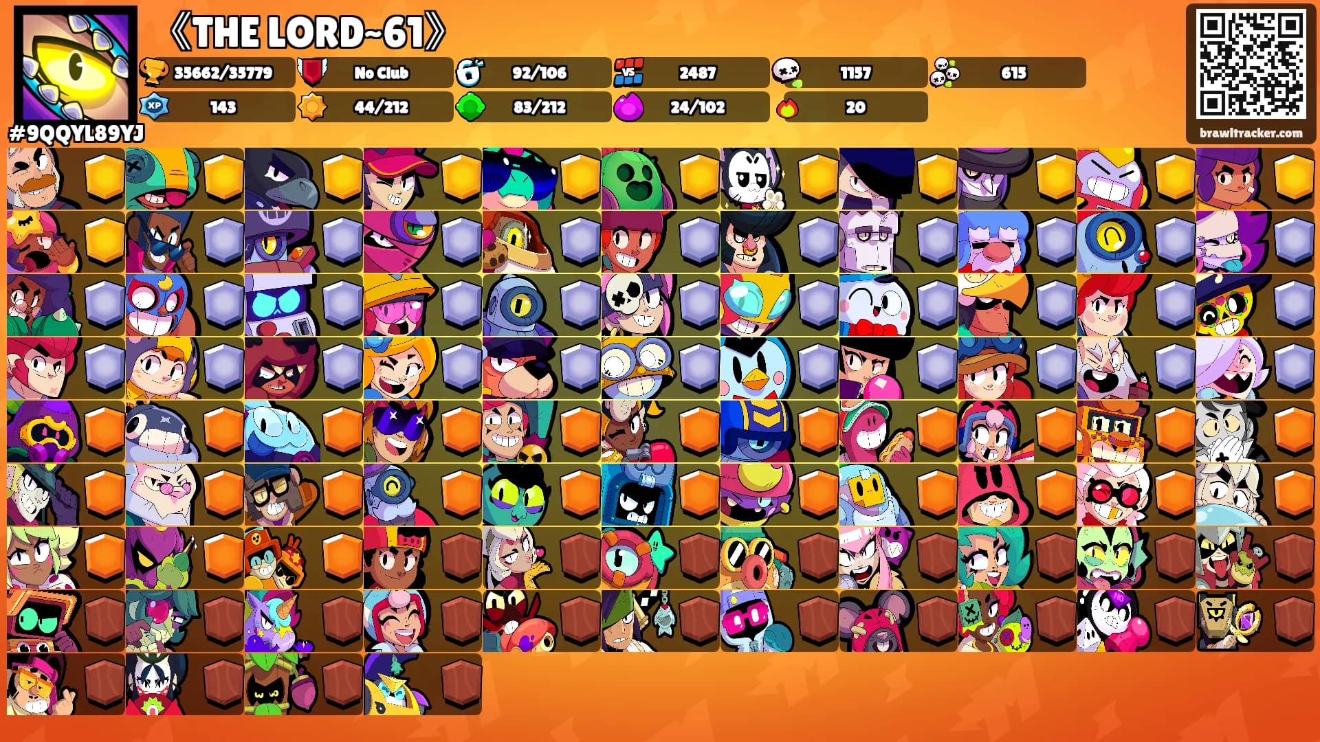 《THE LORD~61》's Ranks