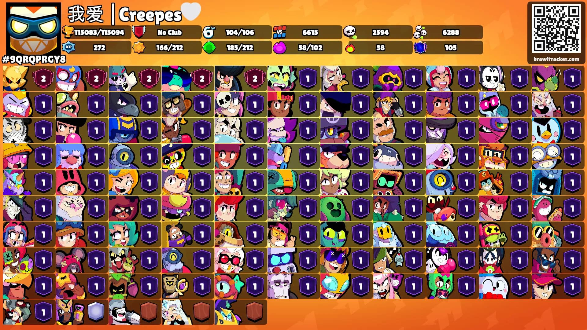 我爱 |Creepes🤍's Ranks